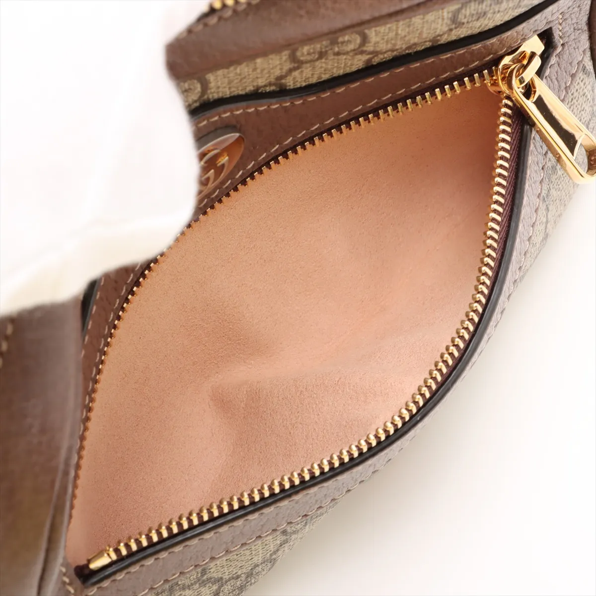 GG Supreme Ophidia PVC x Leather Shoulder Bag, Beige, 517350 — view 8