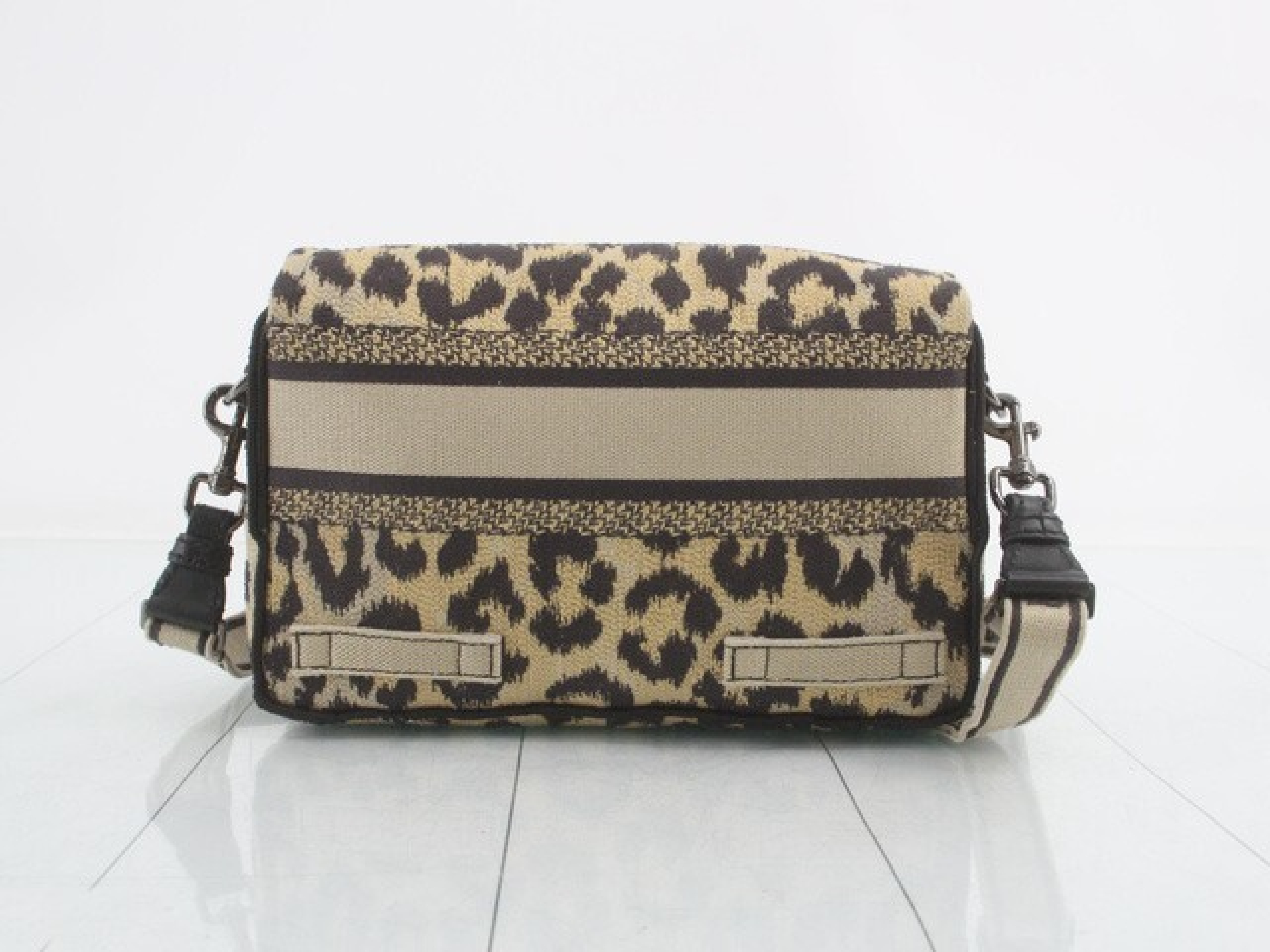 Leopard Camp Small Shoulder Bag (with dust bag) — view 2