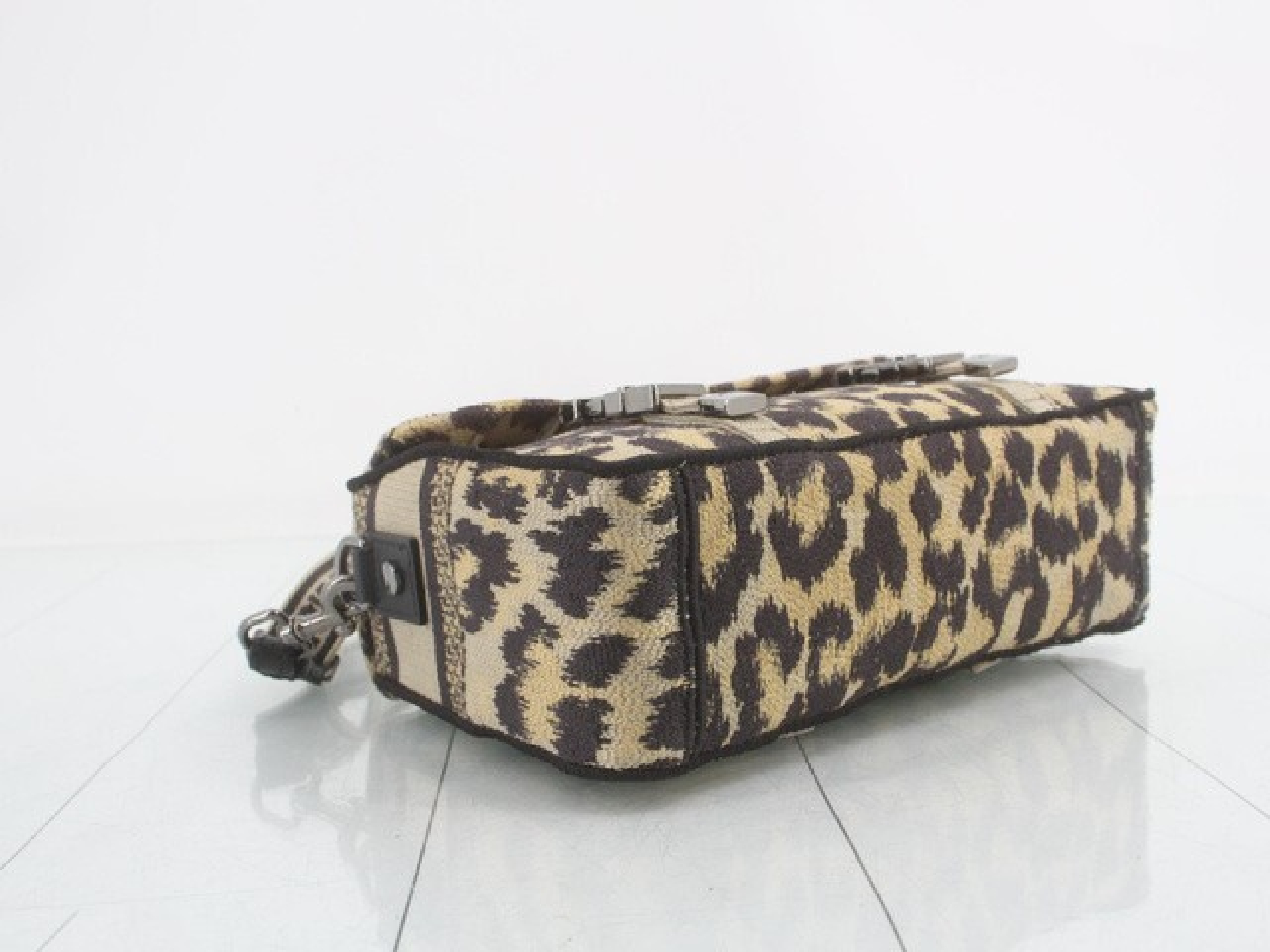 Leopard Camp Small Shoulder Bag (with dust bag) — view 3