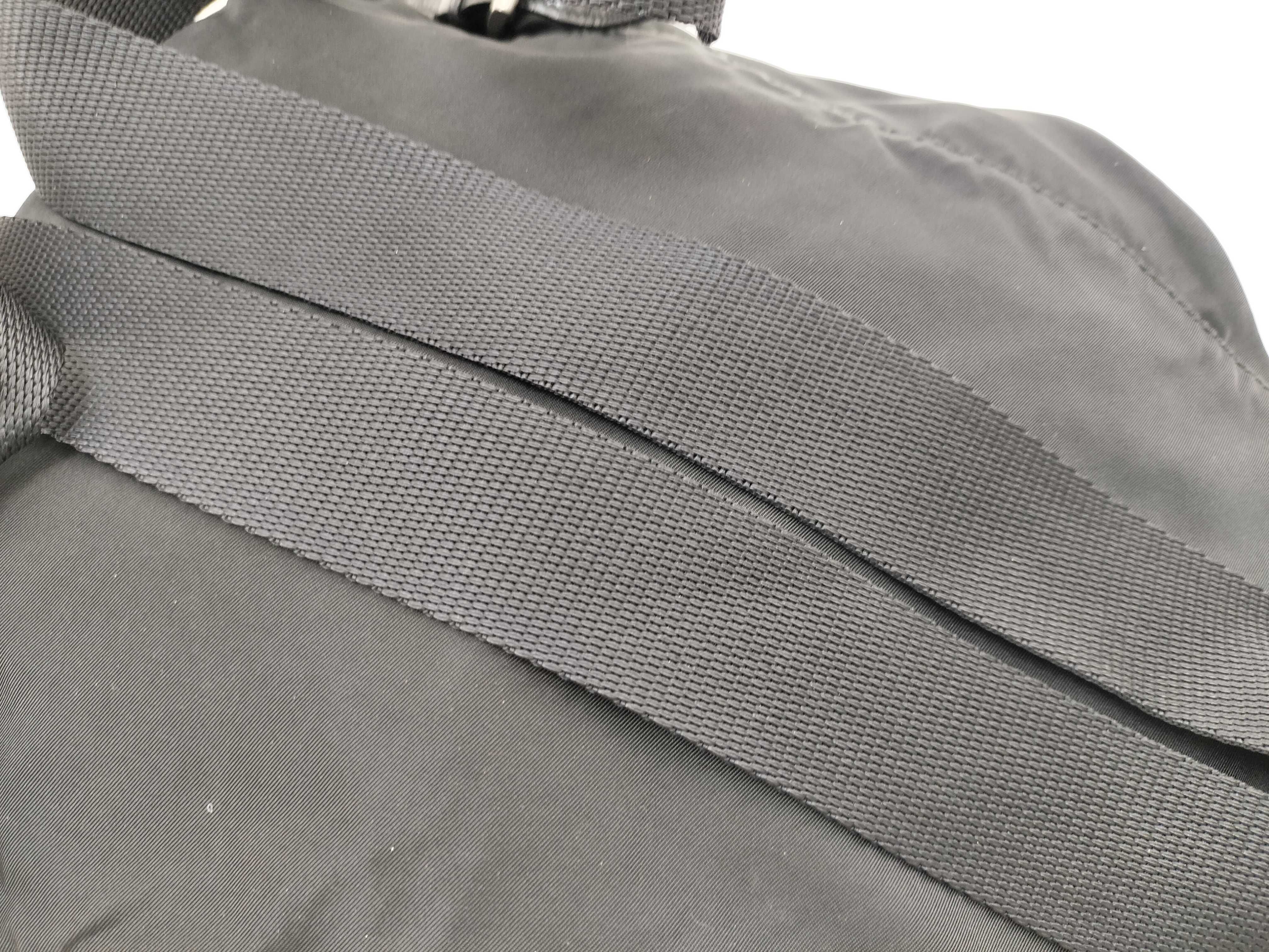 nylon backpack, black backpack. — view 11