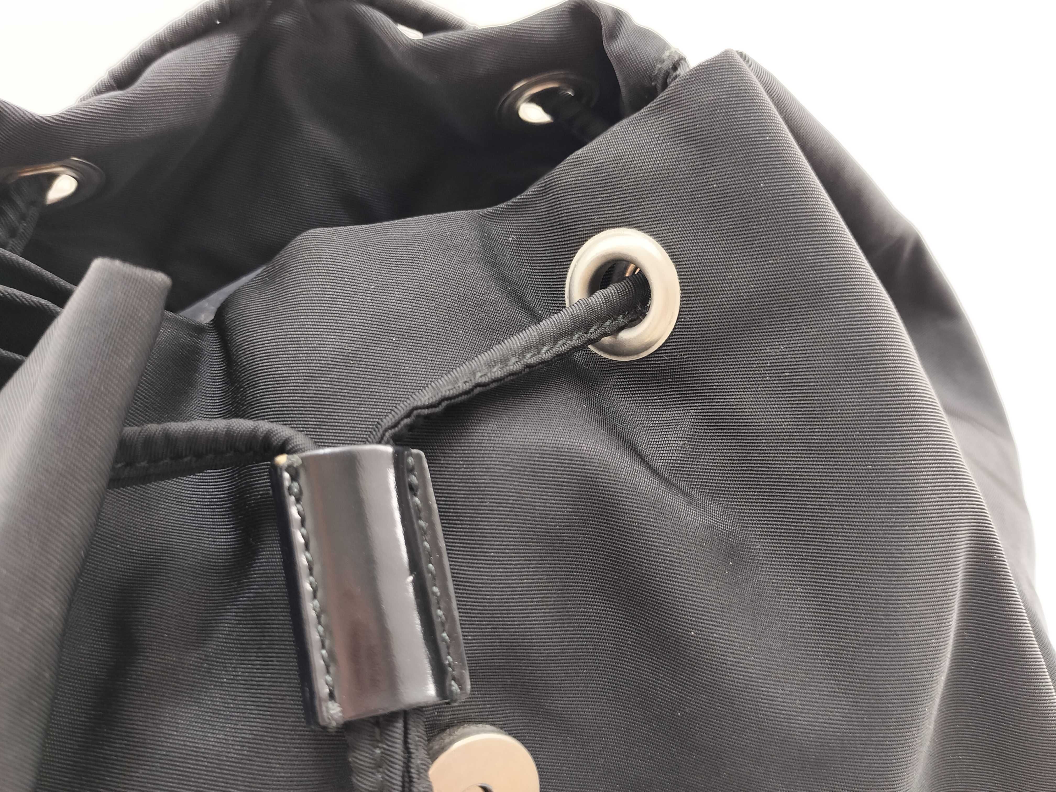 nylon backpack, black backpack. — view 13