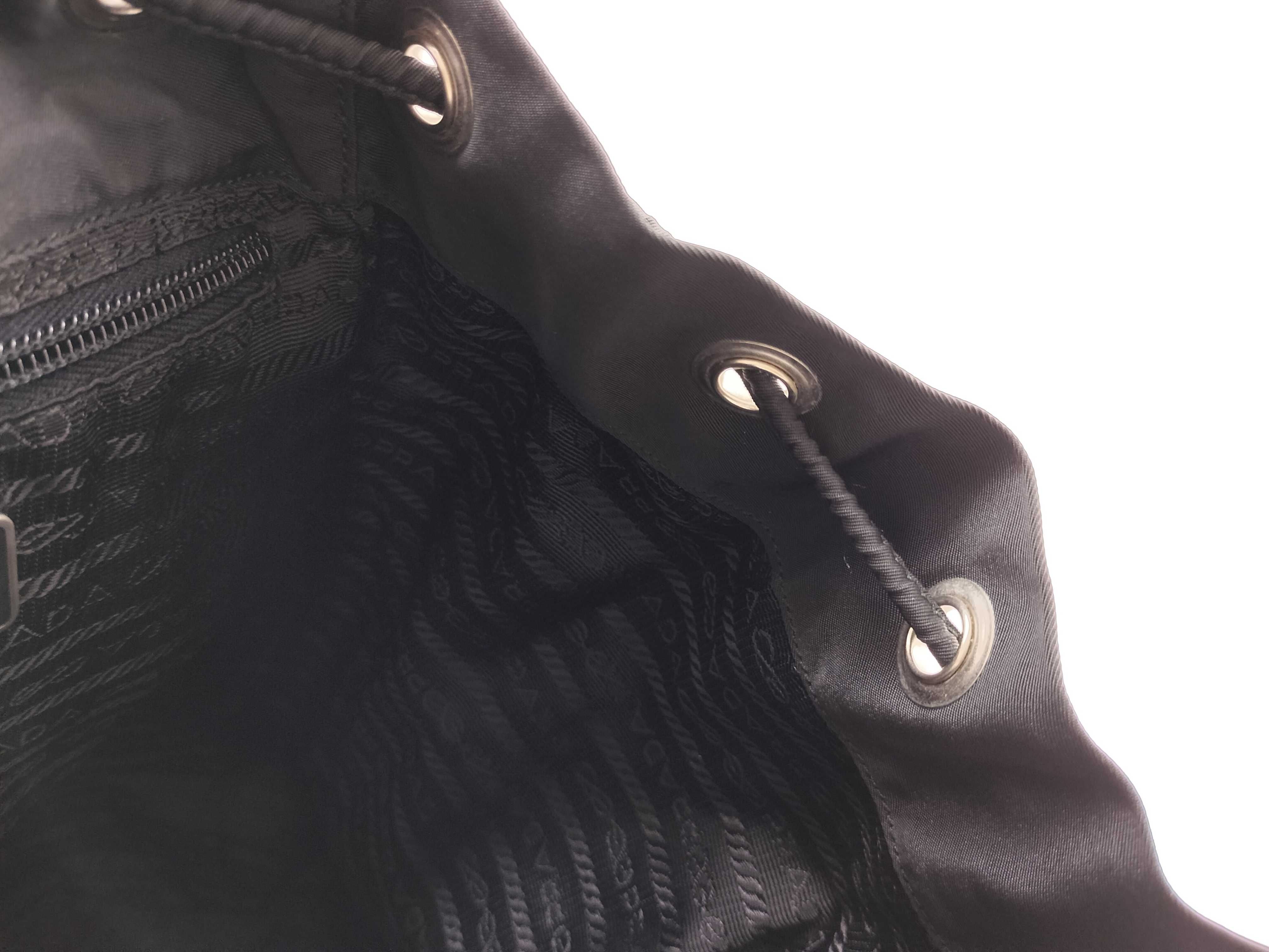 nylon backpack, black backpack. — view 15