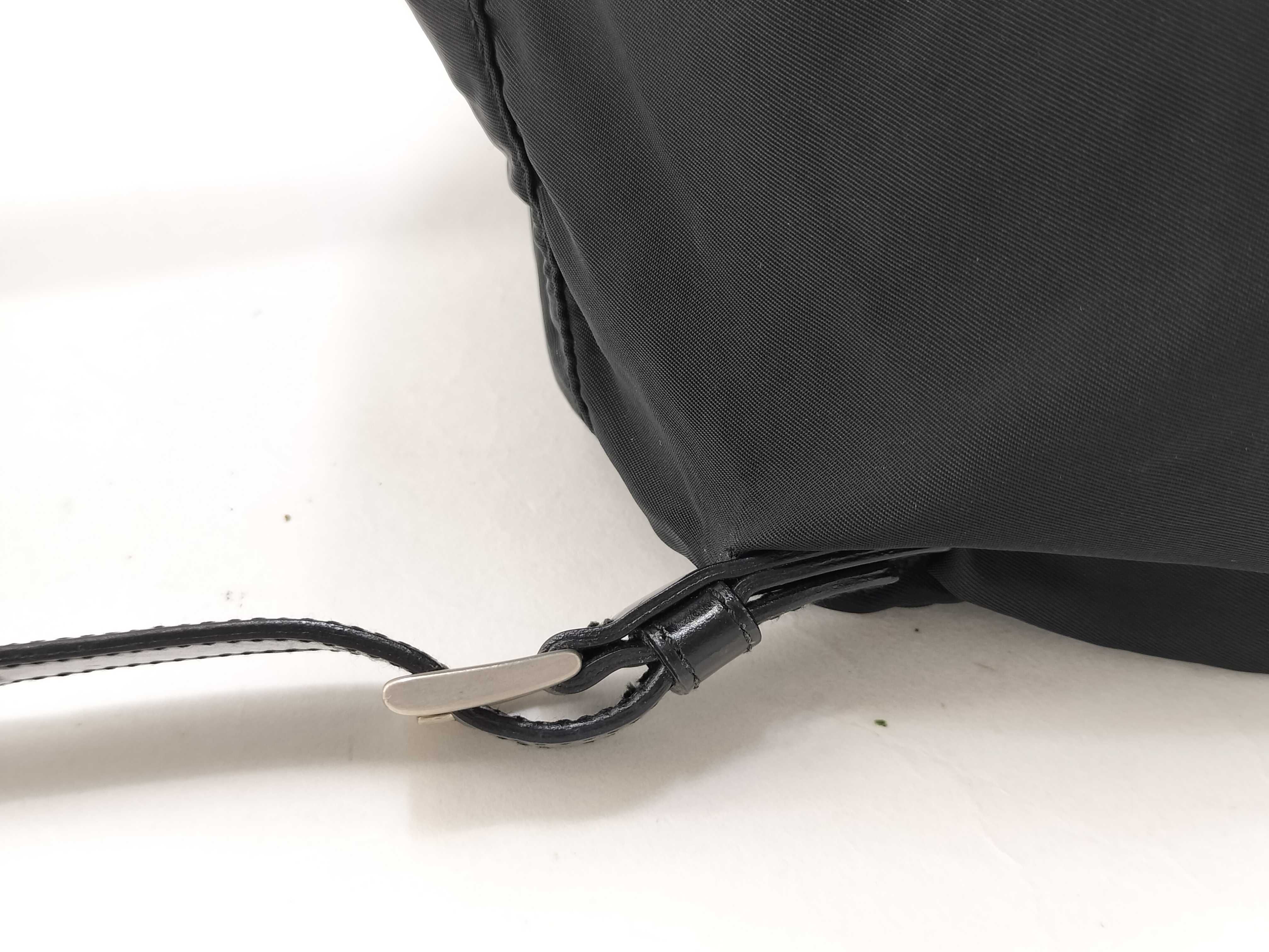 nylon backpack, black backpack. — view 4