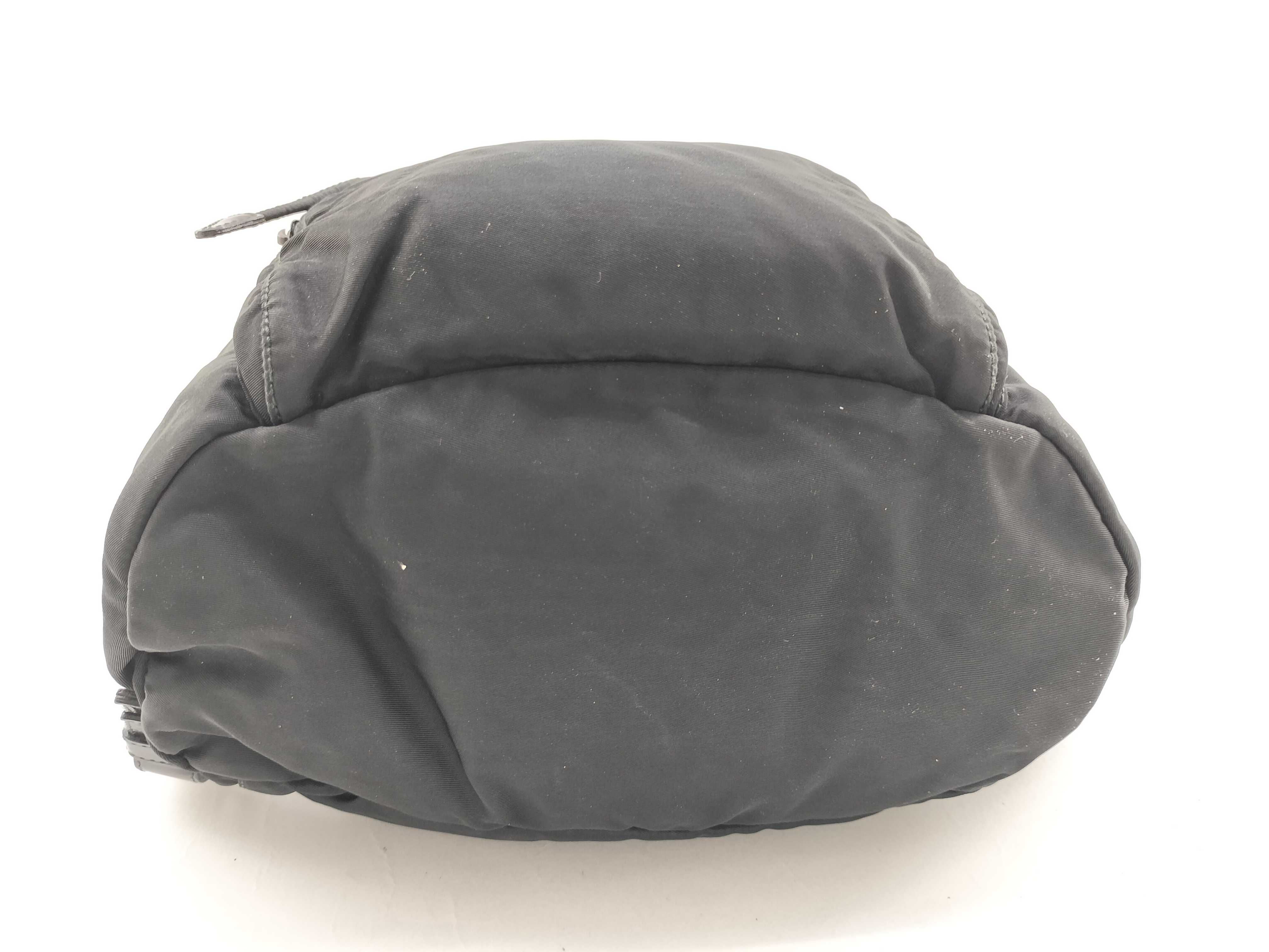 nylon backpack, black backpack. — view 8