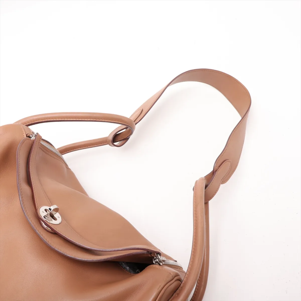 Lindy 34, Veau Swift leather, brown, silver hardware, L: 2008 — view 7