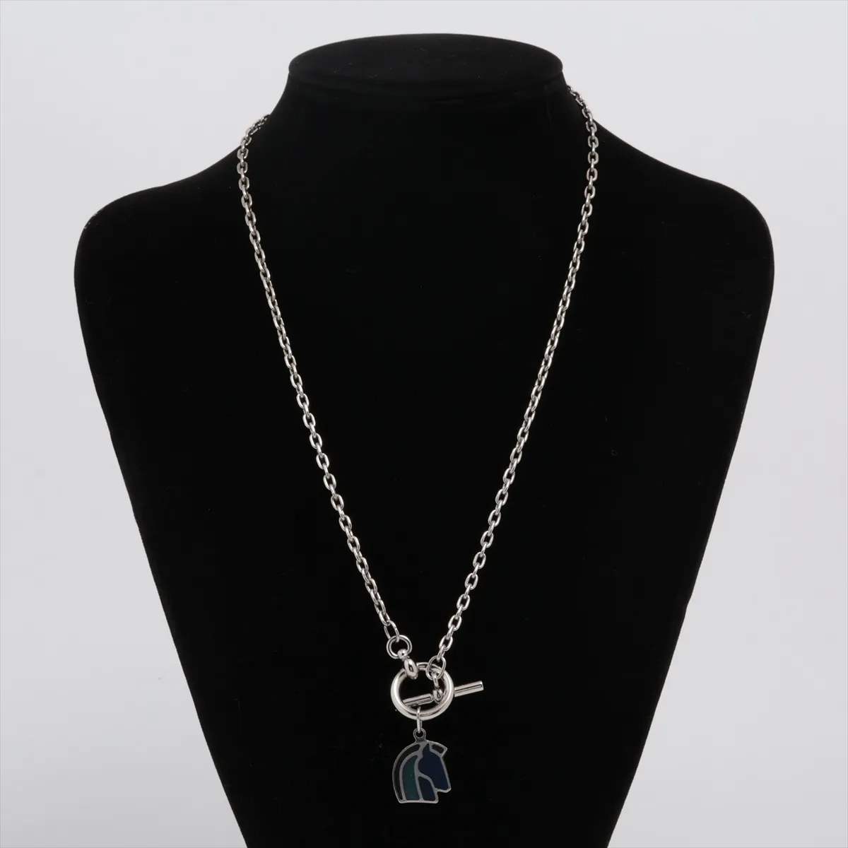 Heliosfaire Acheval Necklace, Metal, Silver, — view 5