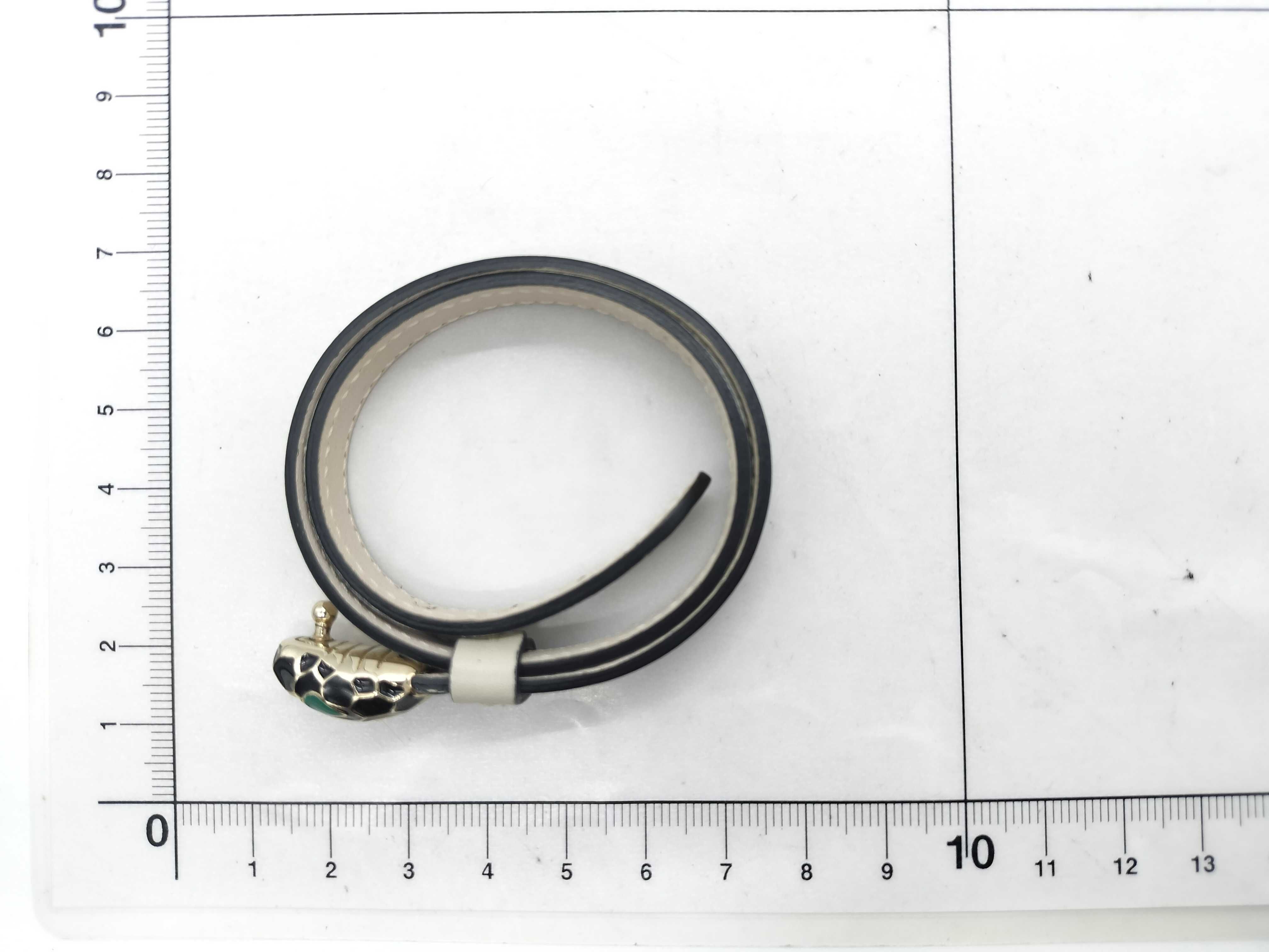 Serpenti Forever Leather Bracelet/Bangle — view 7