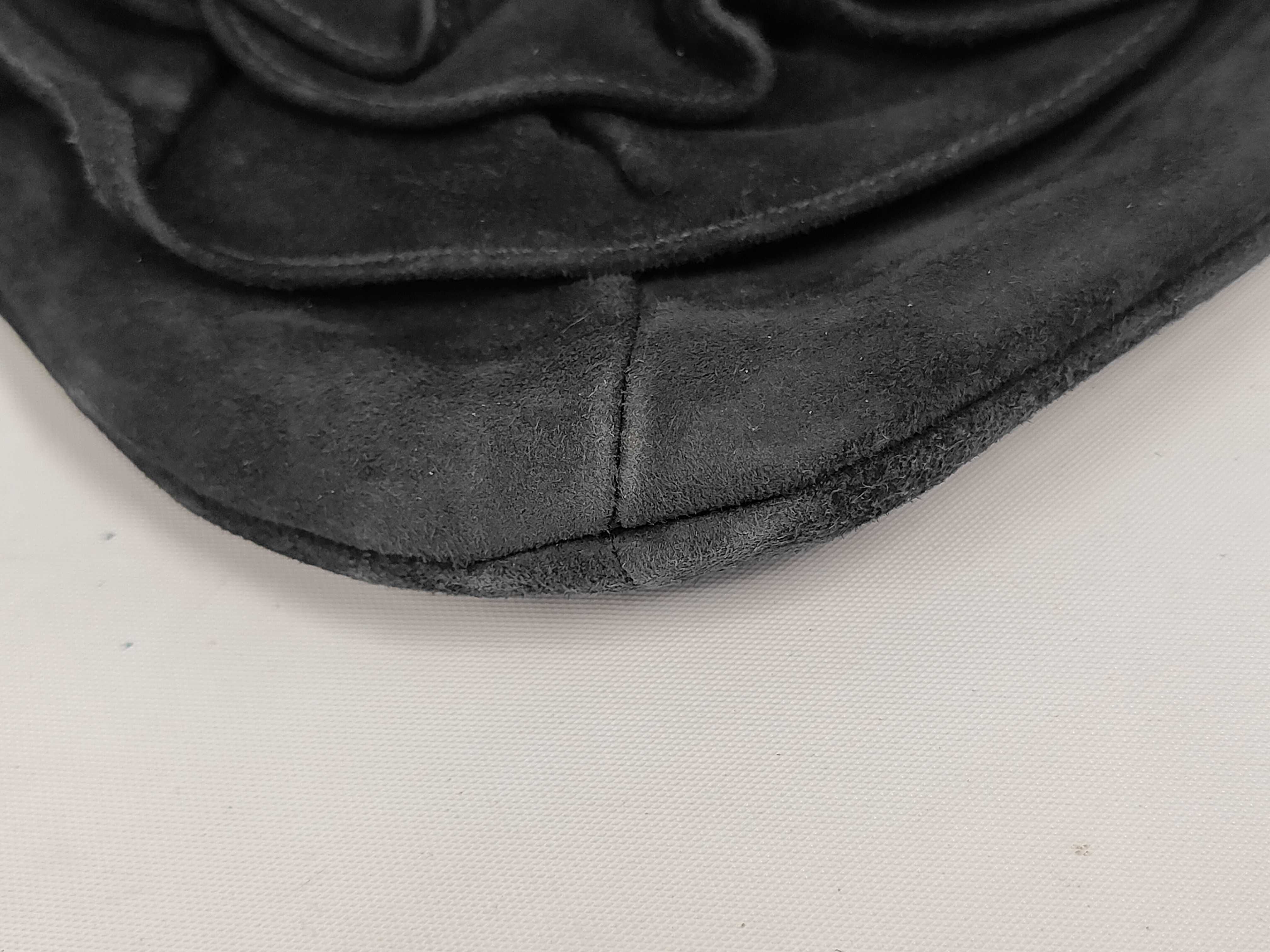 Rive Gauche Nadja (Tom Ford era) Suede Black One-Shoulder Bag — view 4