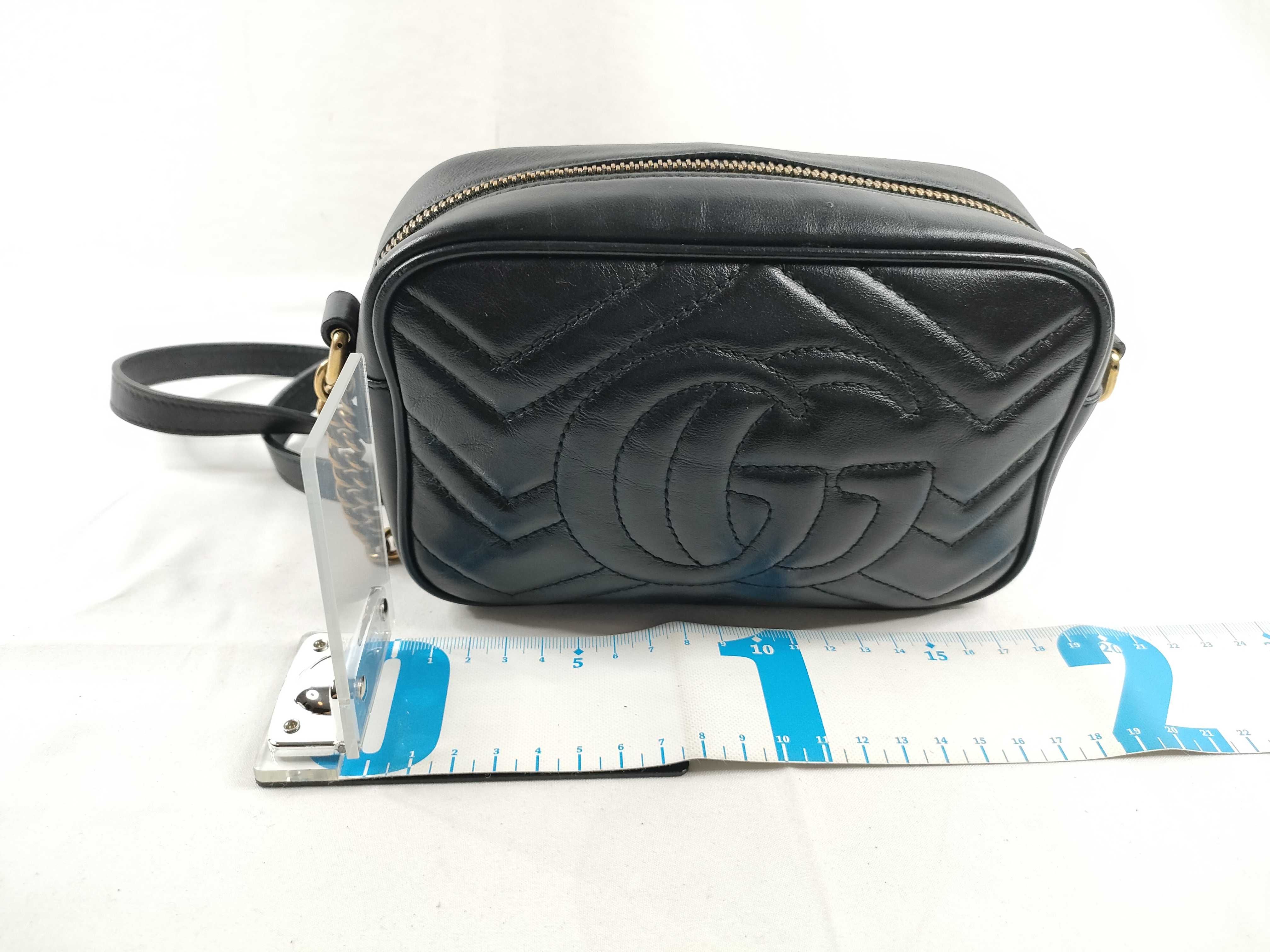 GG Marmont Matelasse Mini Crossbody Bag (Shoulder Bag) — view 2