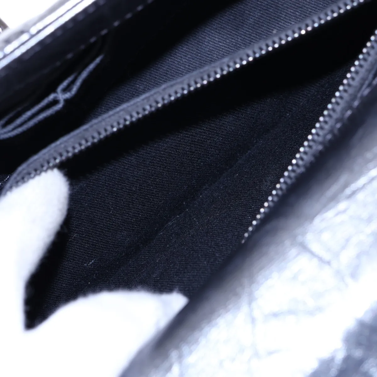 Coco Handle 29 S Vintage Calf 2-Way Handbag, Silver, Silver Hardware, 29492388, Serial Number 29-series, A92991 — view 11