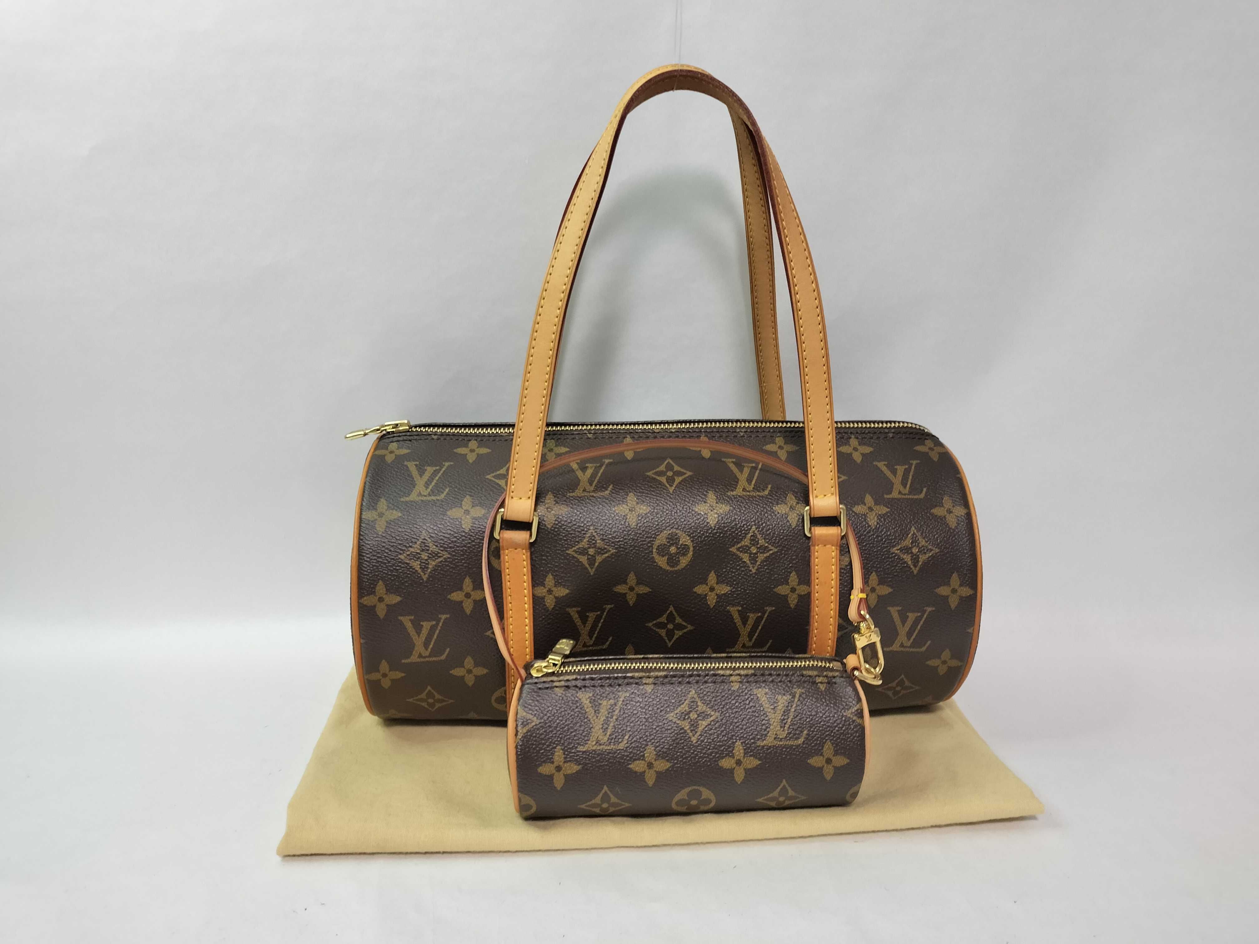 Monogram Papillon 30 M51365 Brown MB1015 Handbag