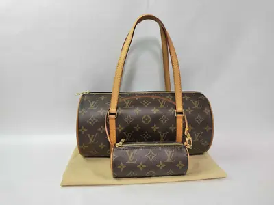 Monogram Papillon 30 M51365 Brown MB1015 Handbag