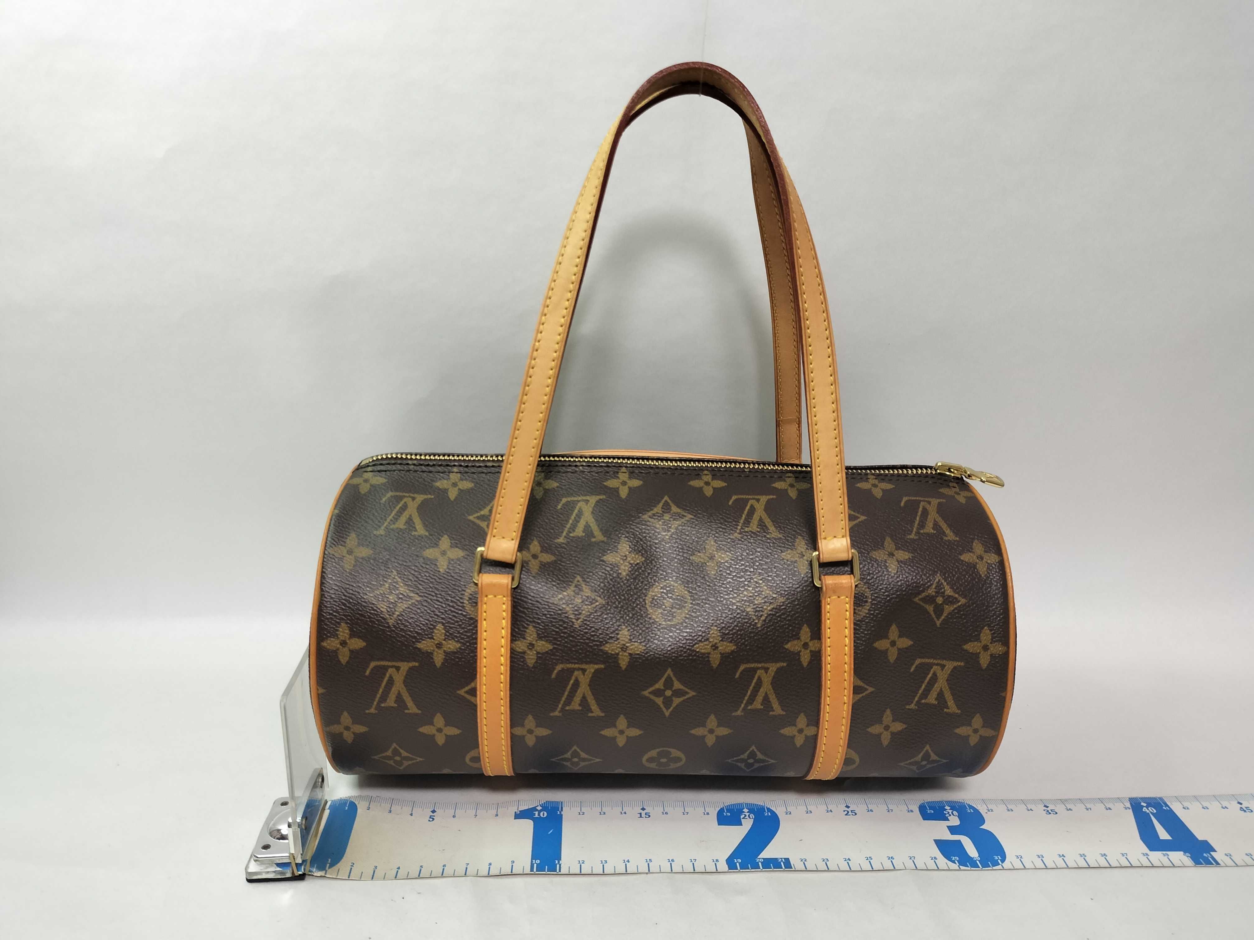 Monogram Papillon 30 M51365 Brown MB1015 Handbag — view 2