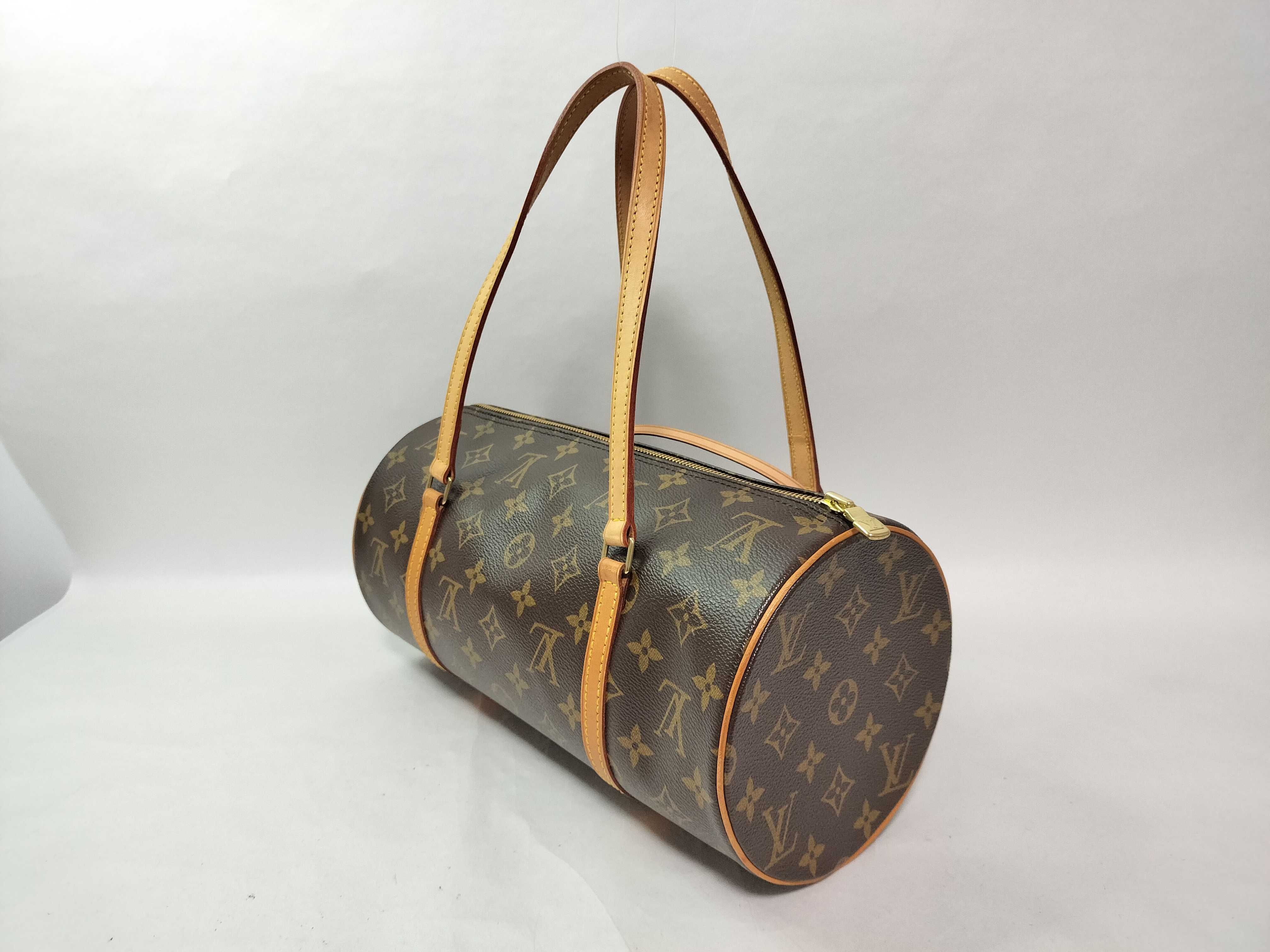 Monogram Papillon 30 M51365 Brown MB1015 Handbag — view 3