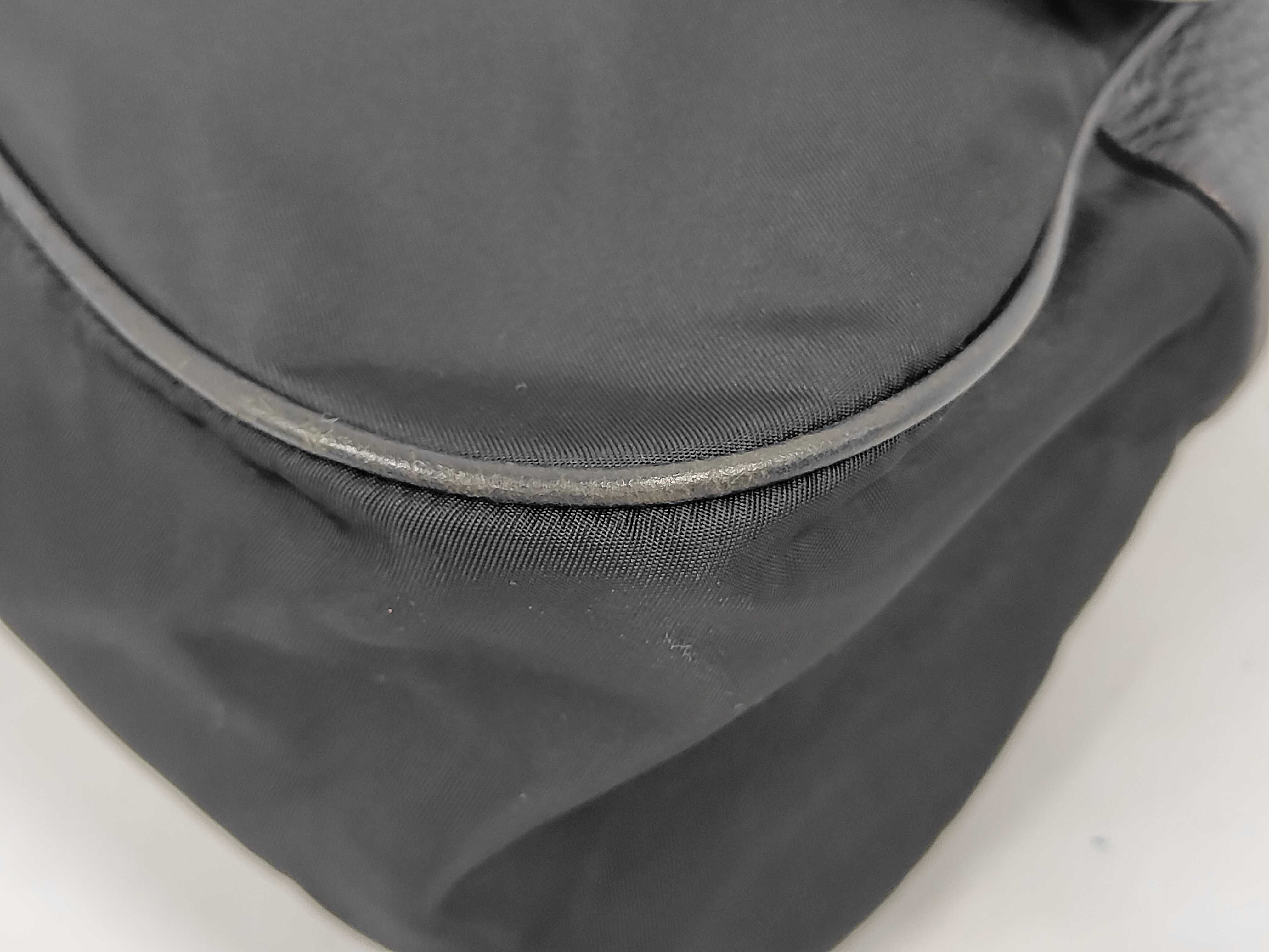 One-Shoulder Bag, Turnlock Closure, Nylon, Black Shoulder Bag — view 4