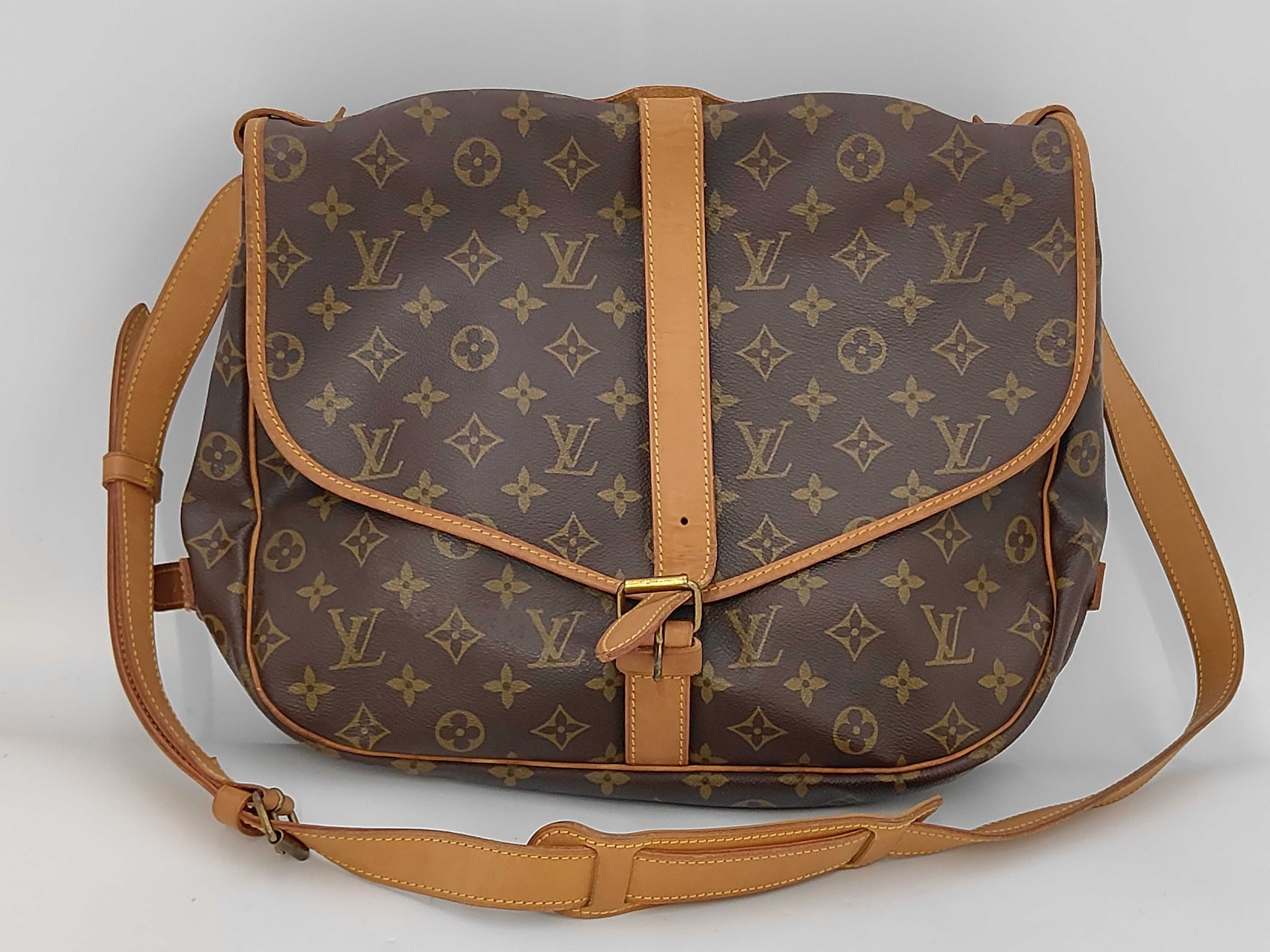 Monogram M42254 Saumur 35 Shoulder Bag