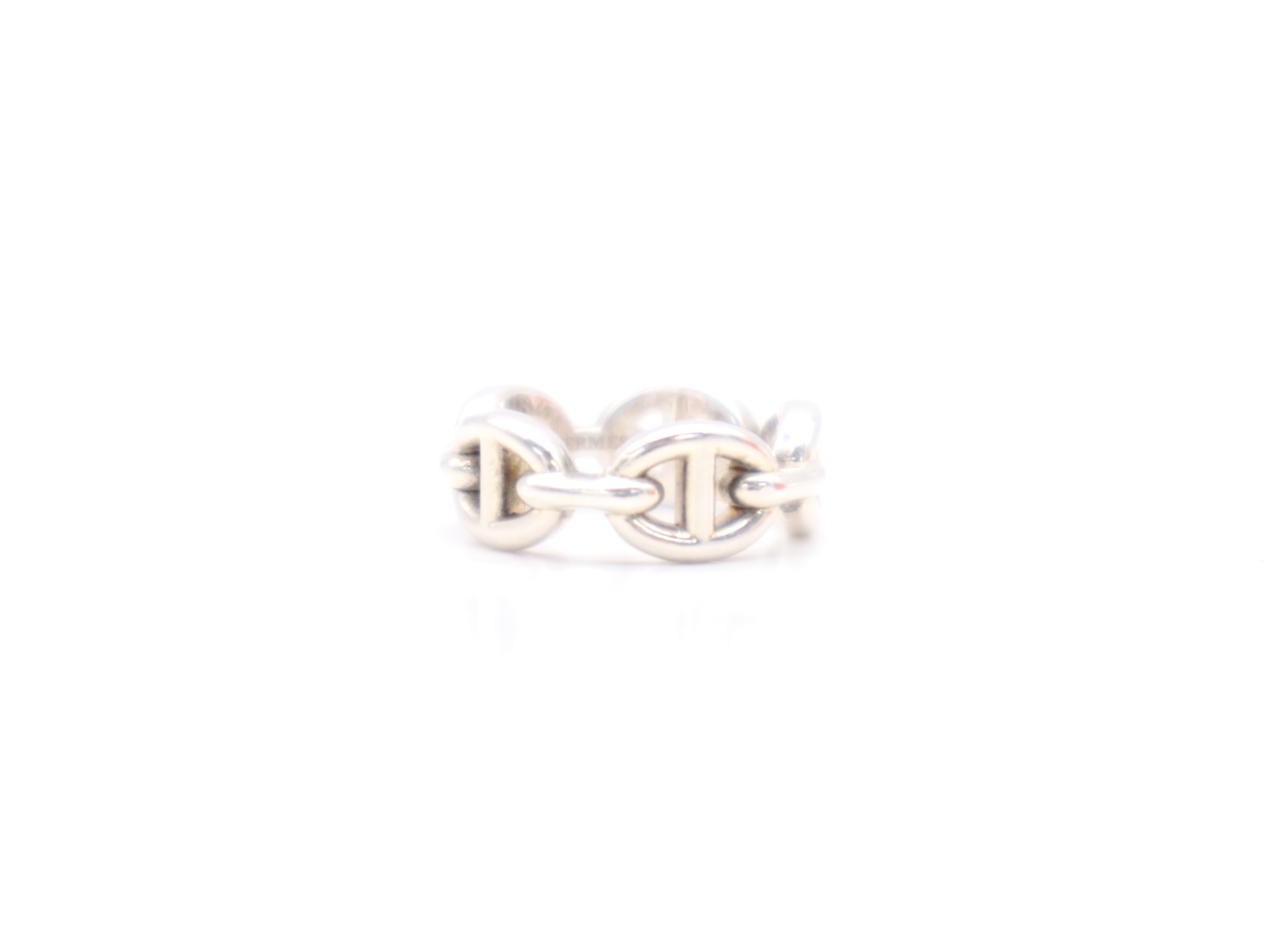 Ag925 Chaine d'Ancre Enchainée Ring, Silver, with Box — view 5