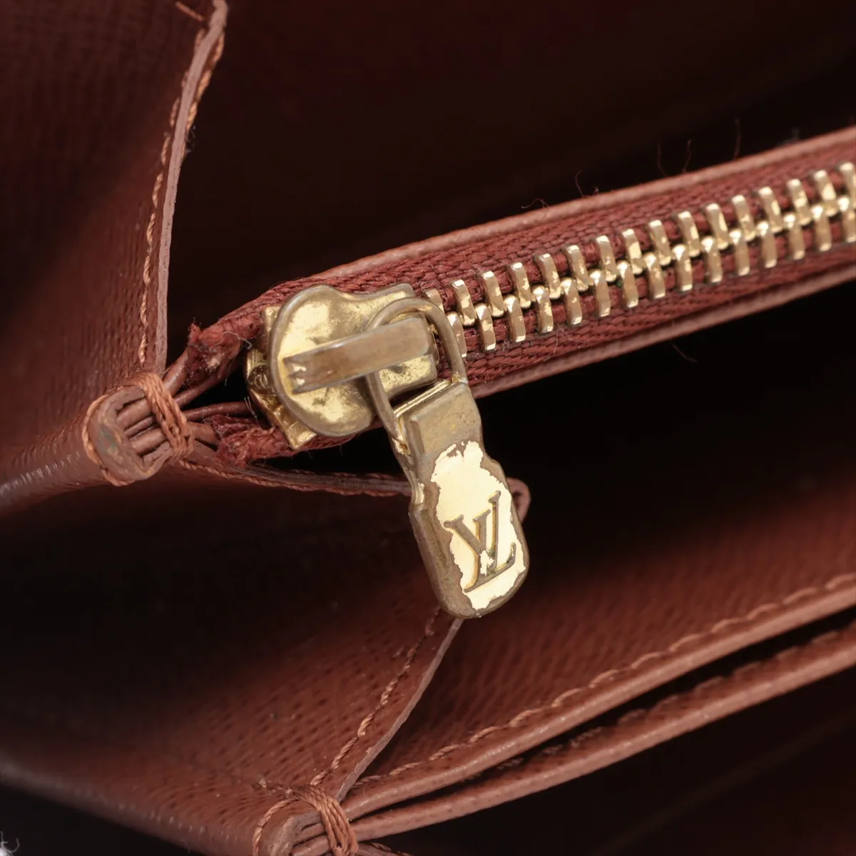 Monogram Zippy Wallet M60017 SP0028 Brown Round Zip Wallet — view 12