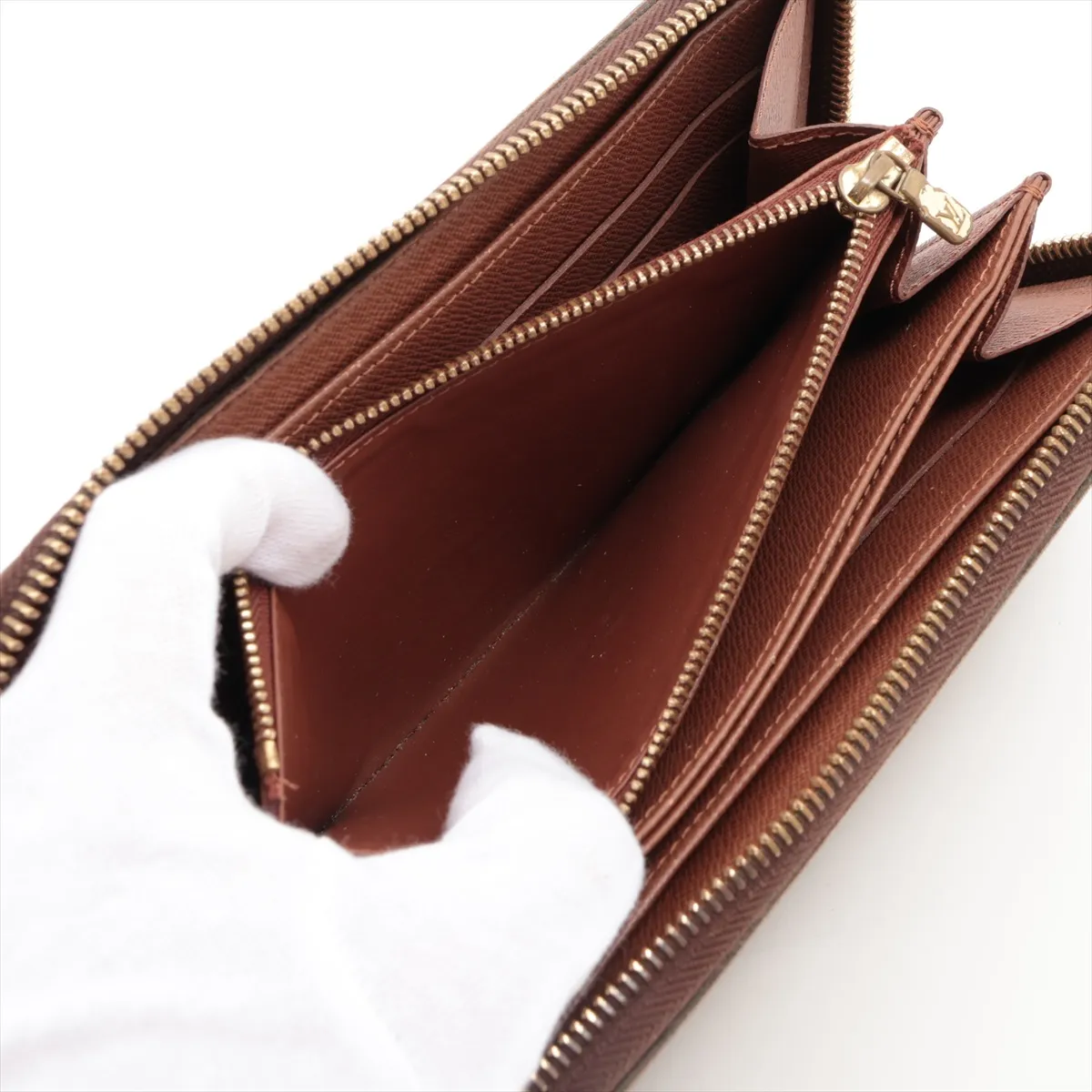 Monogram Zippy Wallet M60017 SP0028 Brown Round Zip Wallet — view 10