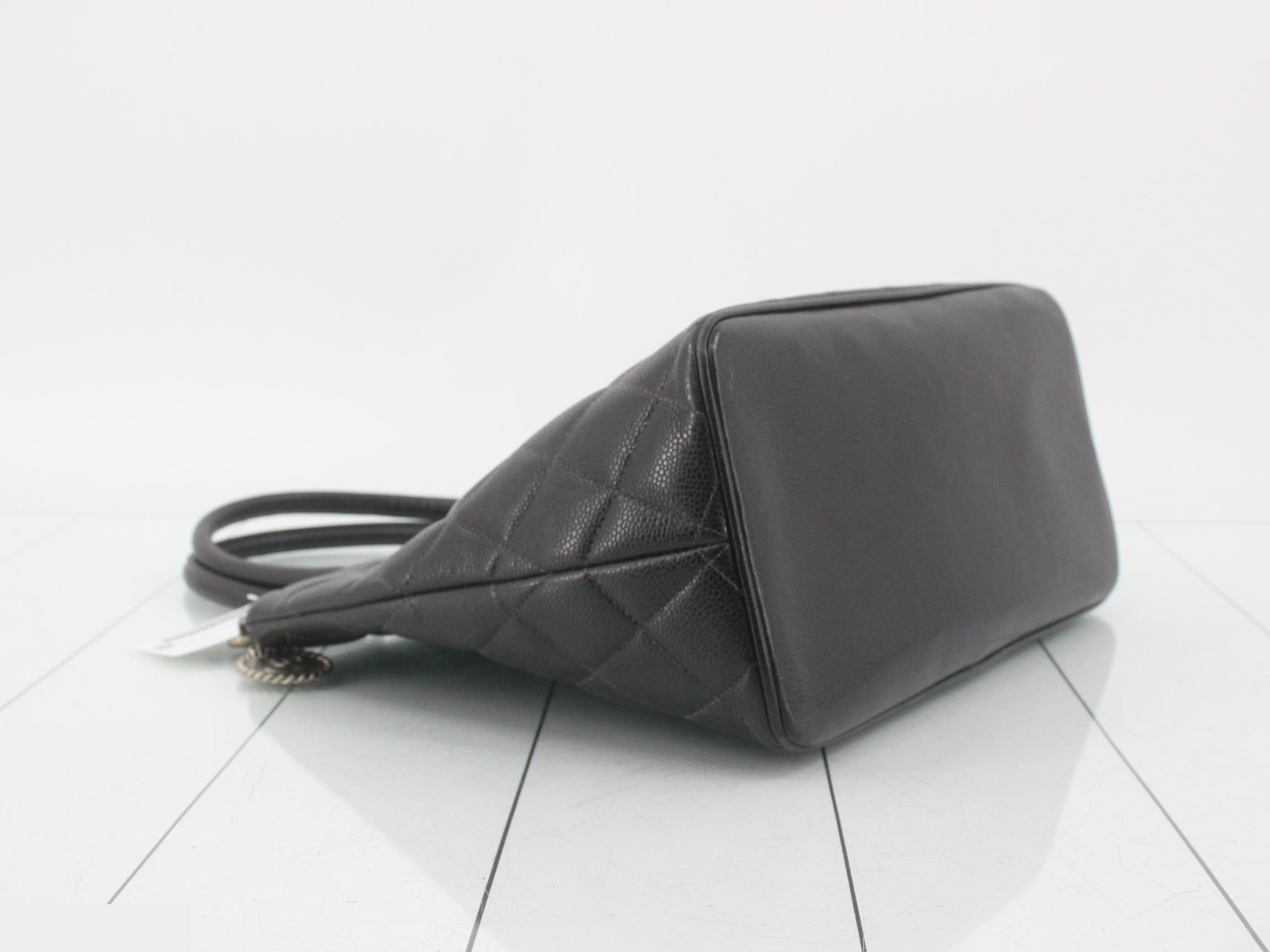 Caviar Skin Coco Mark SV Medal Reissue Tote Bag — view 5