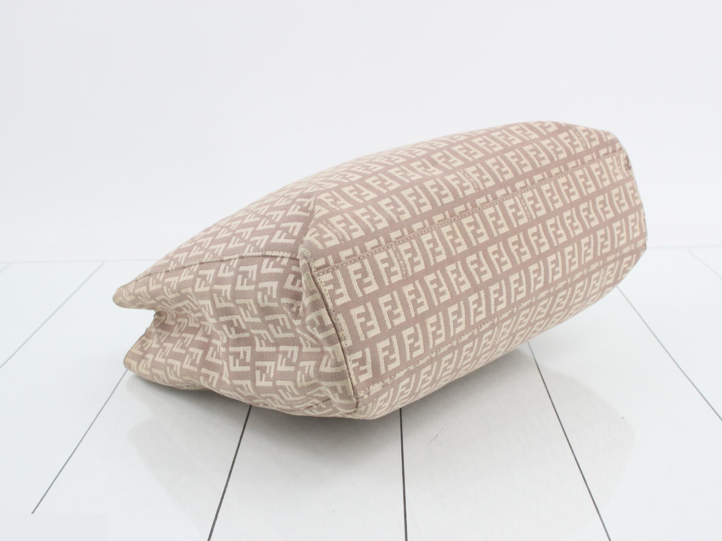 Zucchino Tote Bag, Pink Canvas — view 5