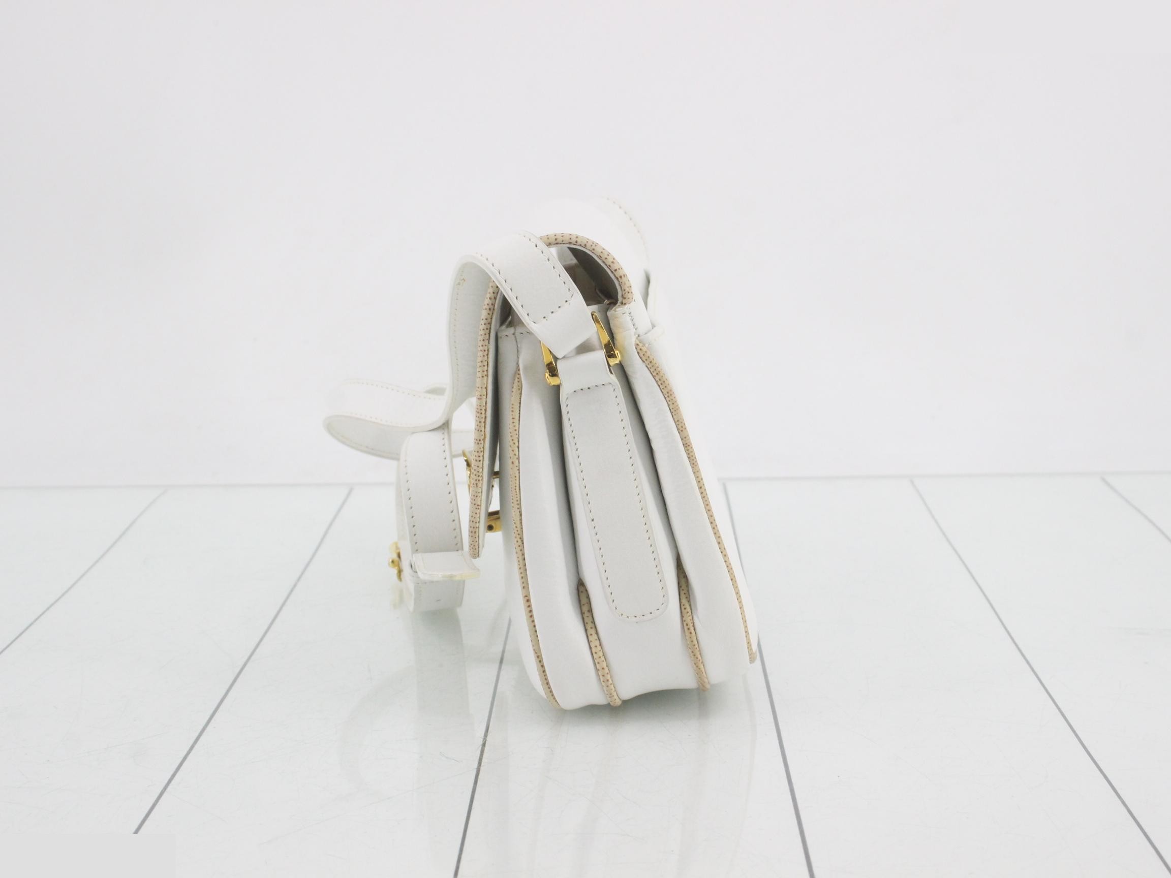 Triomphe Leather Shoulder Bag — view 3