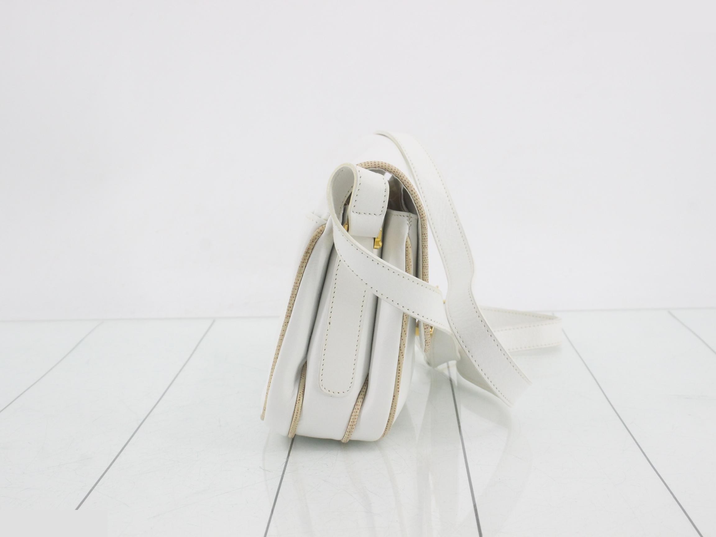 Triomphe Leather Shoulder Bag — view 4