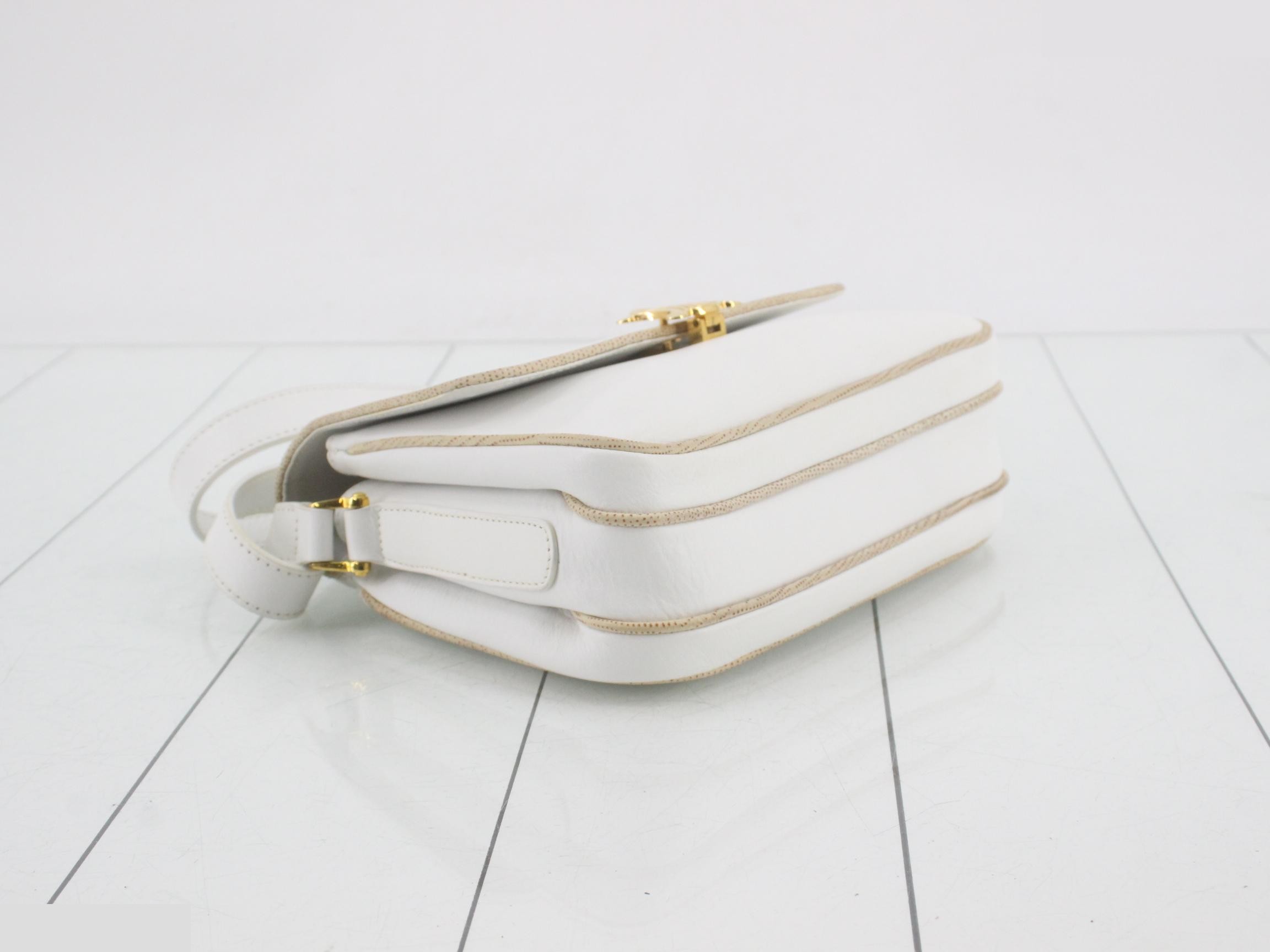 Triomphe Leather Shoulder Bag — view 5