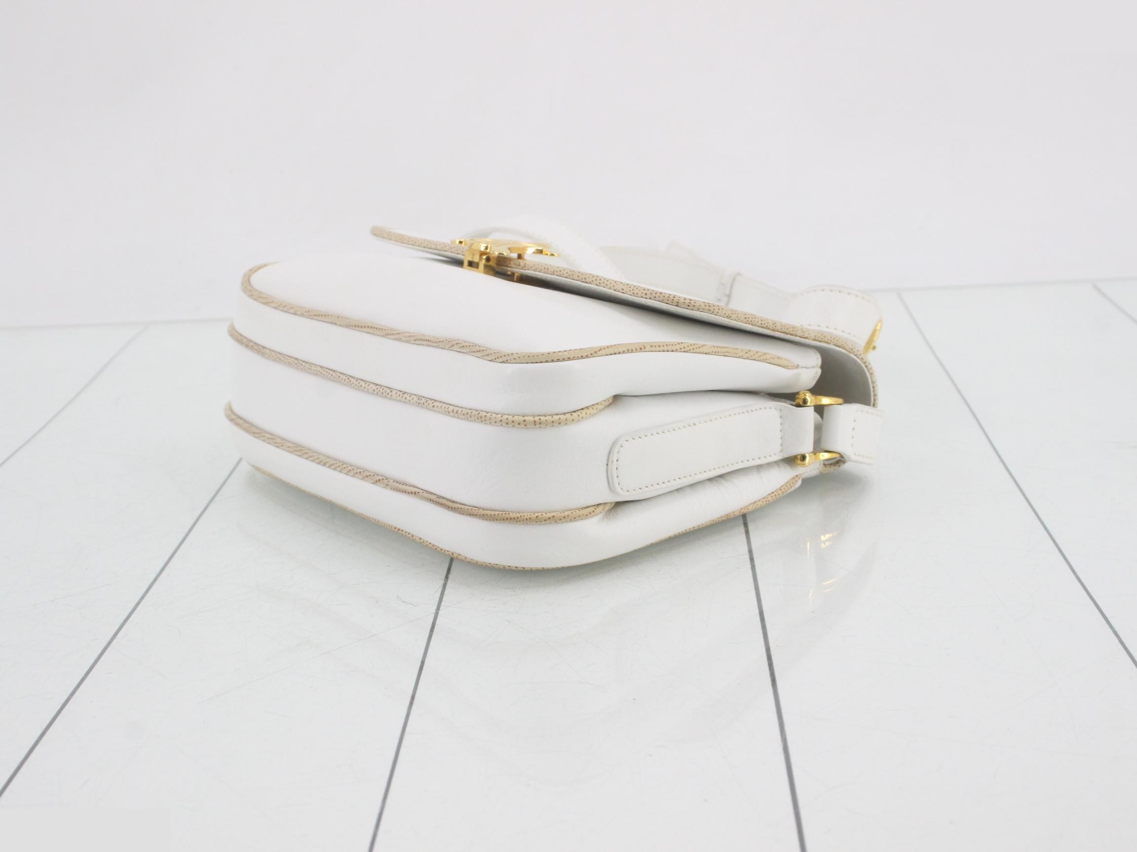 Triomphe Leather Shoulder Bag — view 6