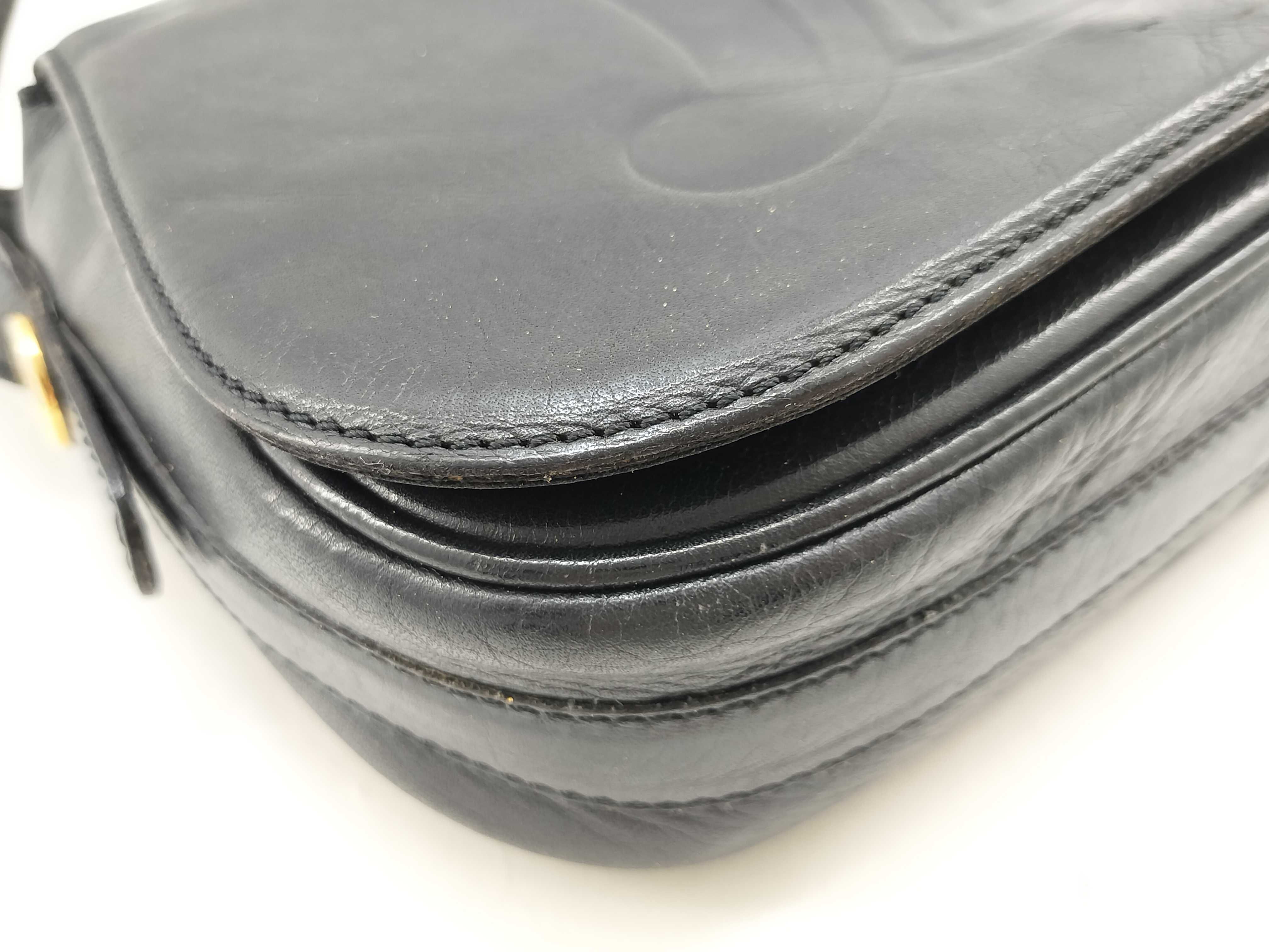 Triomphe Leather Shoulder Bag Crossbody Shoulder Bag — view 4
