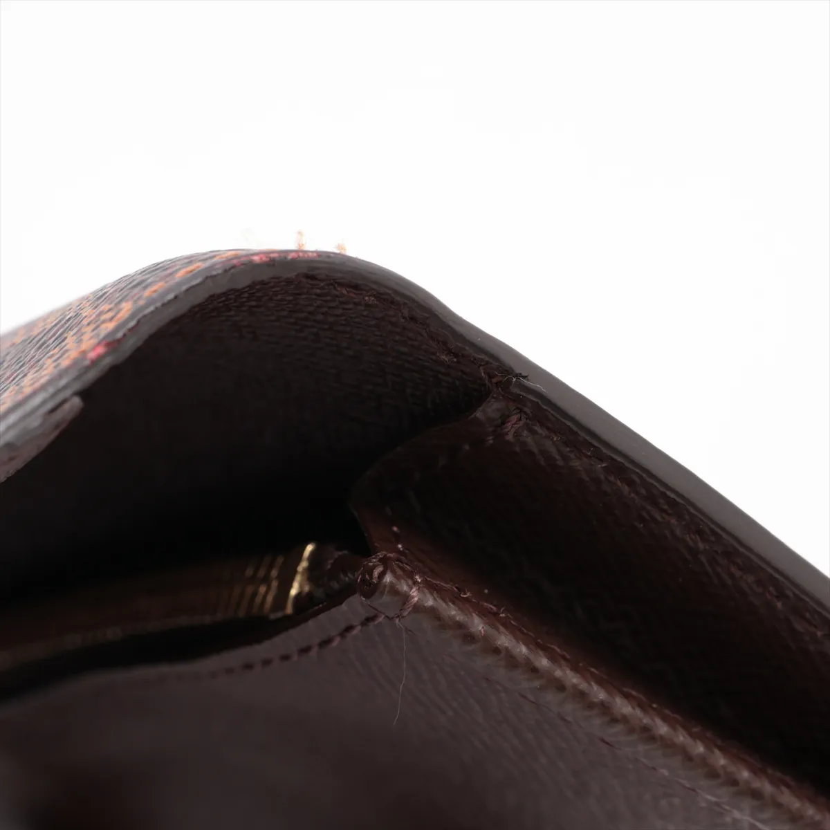 Damier Portefeuille Brazza TS0183 Brown Long Wallet Number of Pockets 14 — view 12