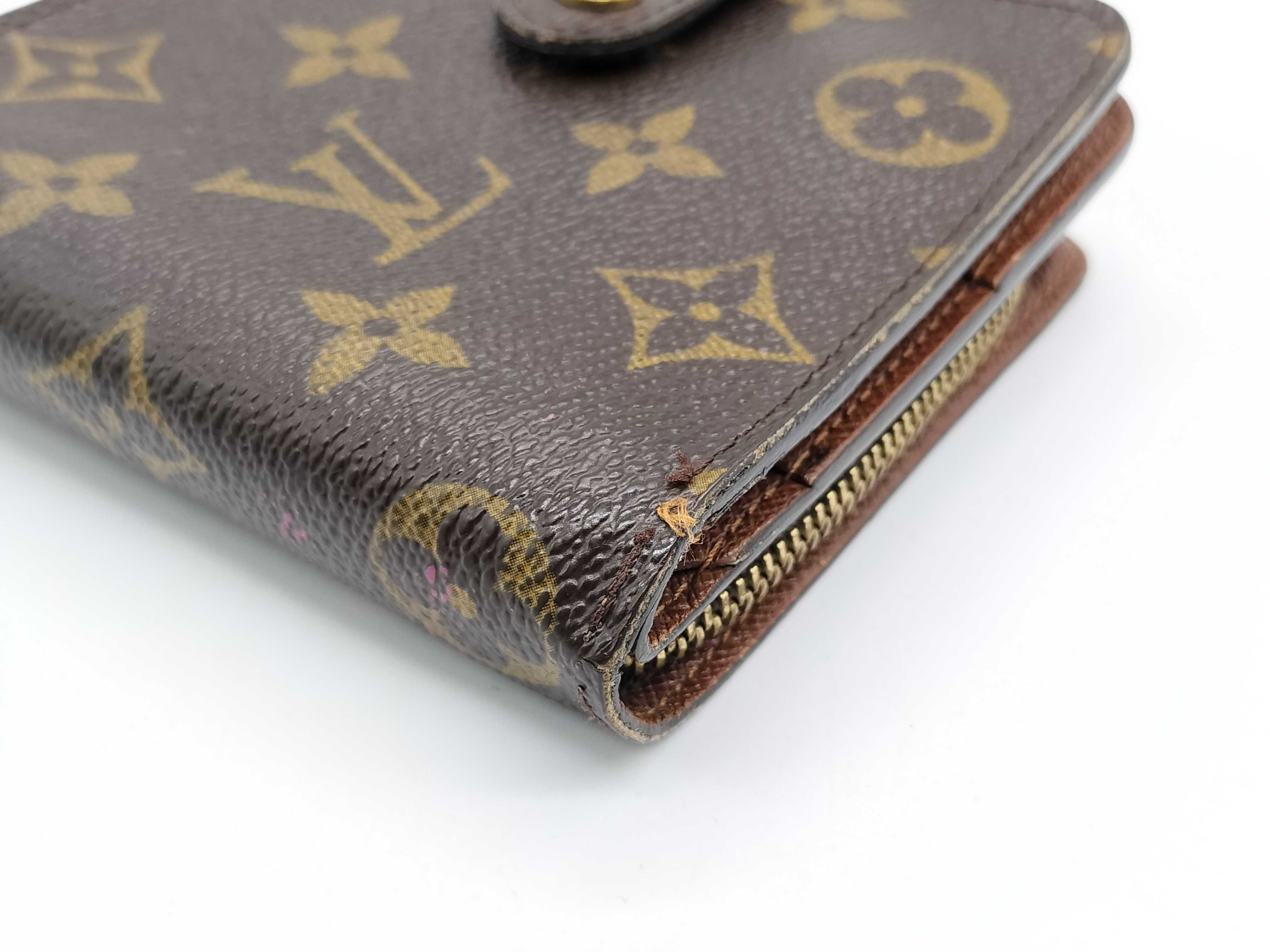 Monogram Compact Zip Round Zipper Bi-fold Wallet M61667 — view 5