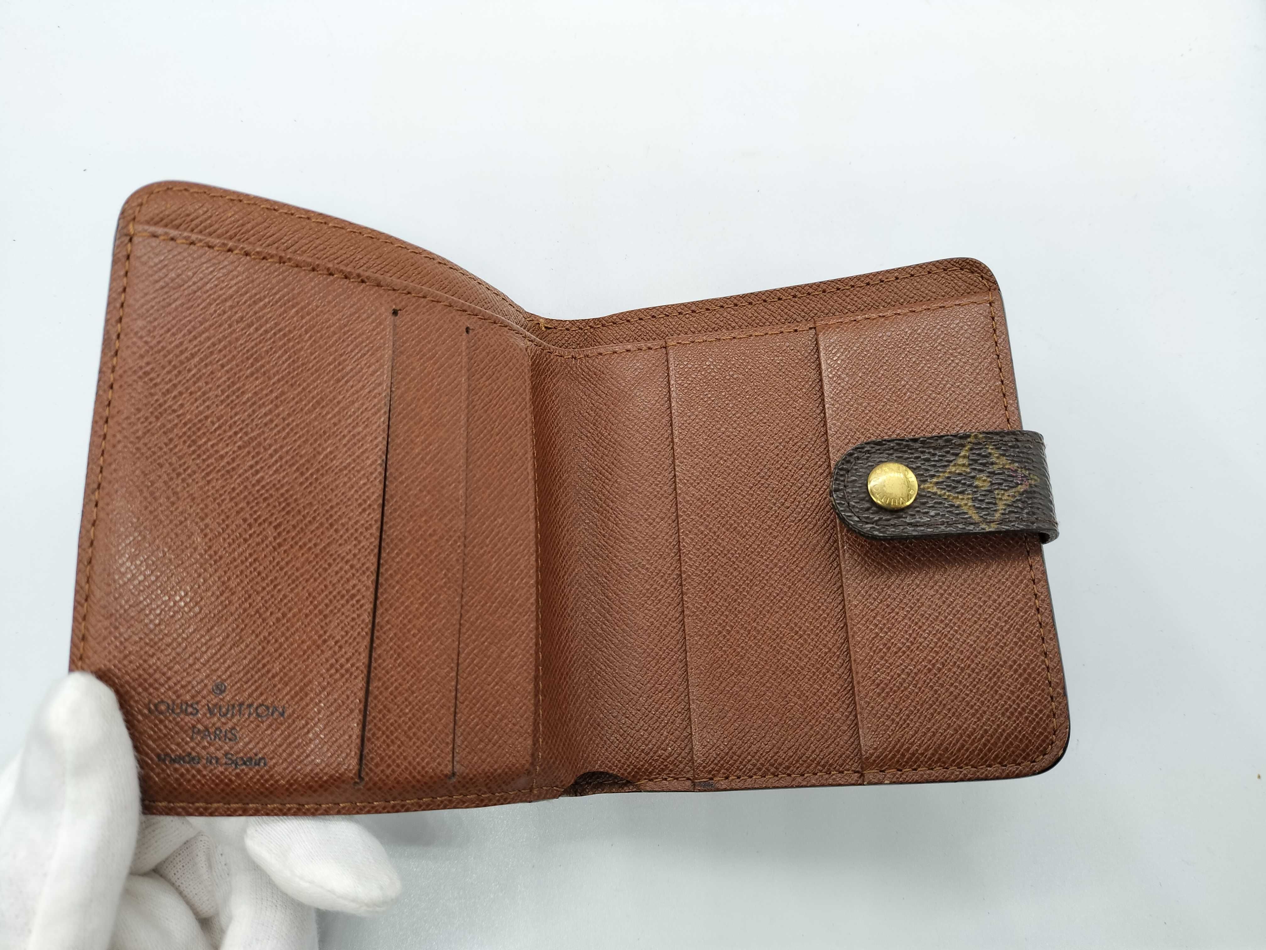 Monogram Compact Zip Round Zipper Bi-fold Wallet M61667 — view 6