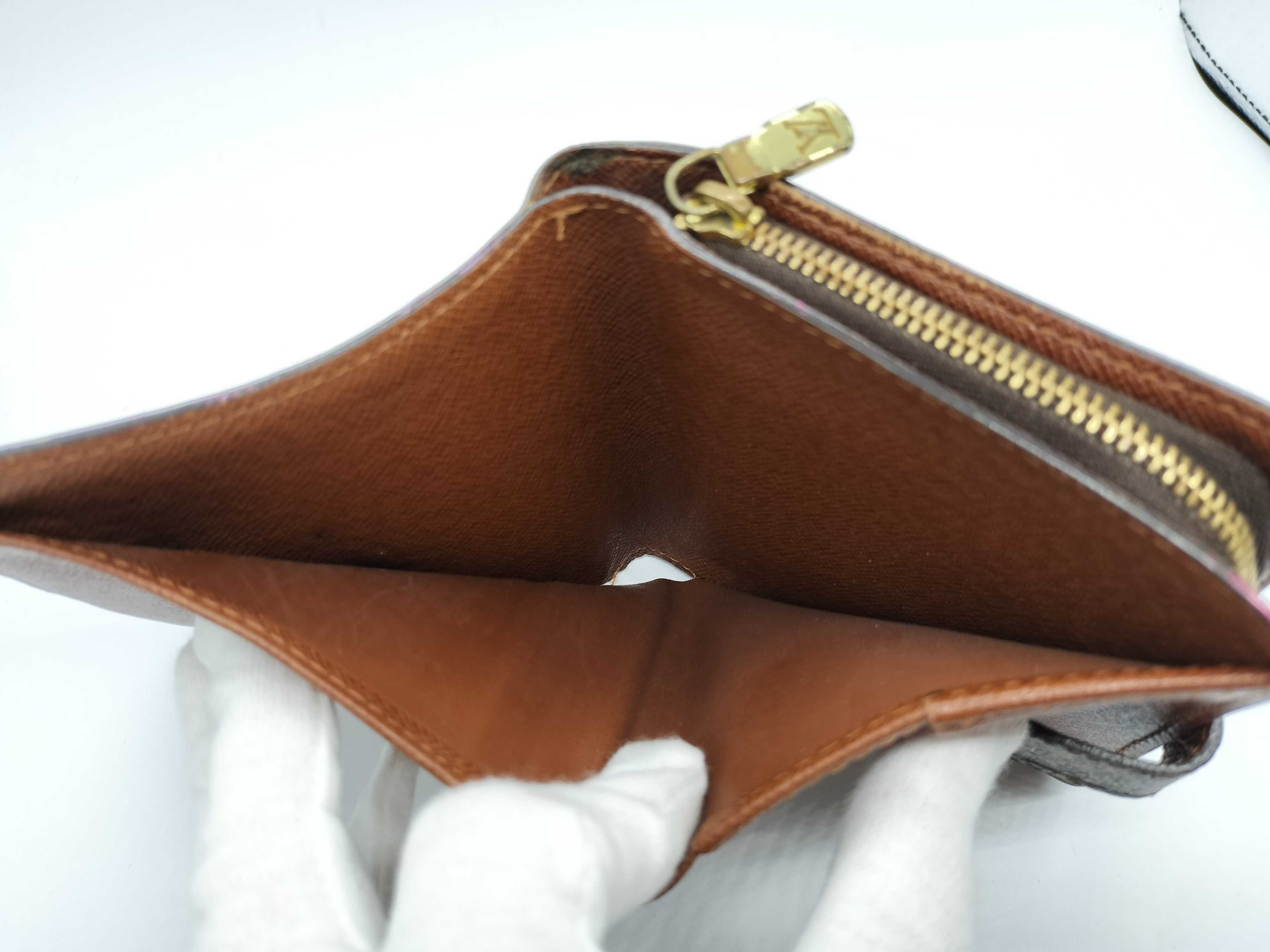 Monogram Compact Zip Round Zipper Bi-fold Wallet M61667 — view 7