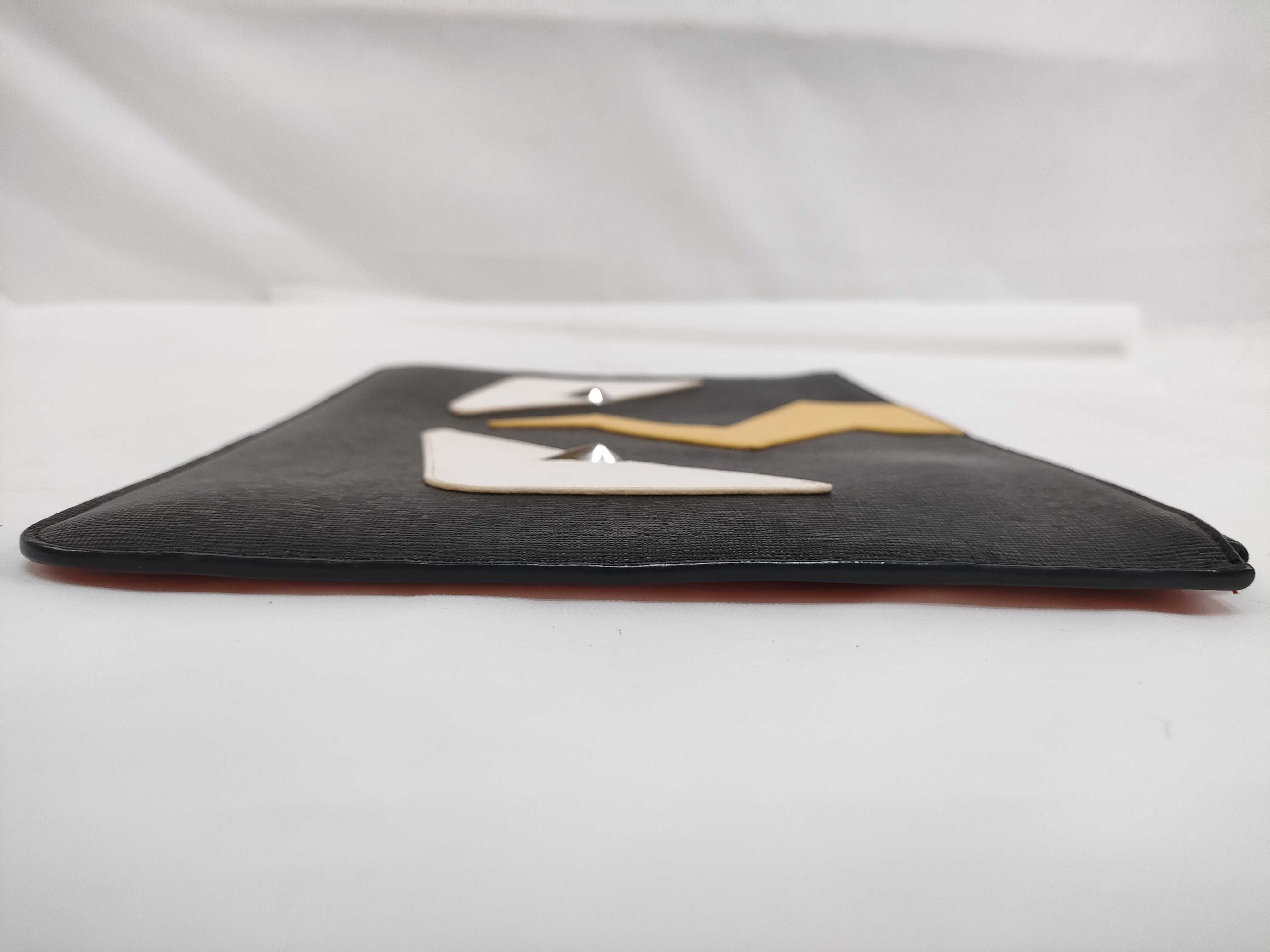 Monster Clutch Black Yellow Clutch Bag — view 4