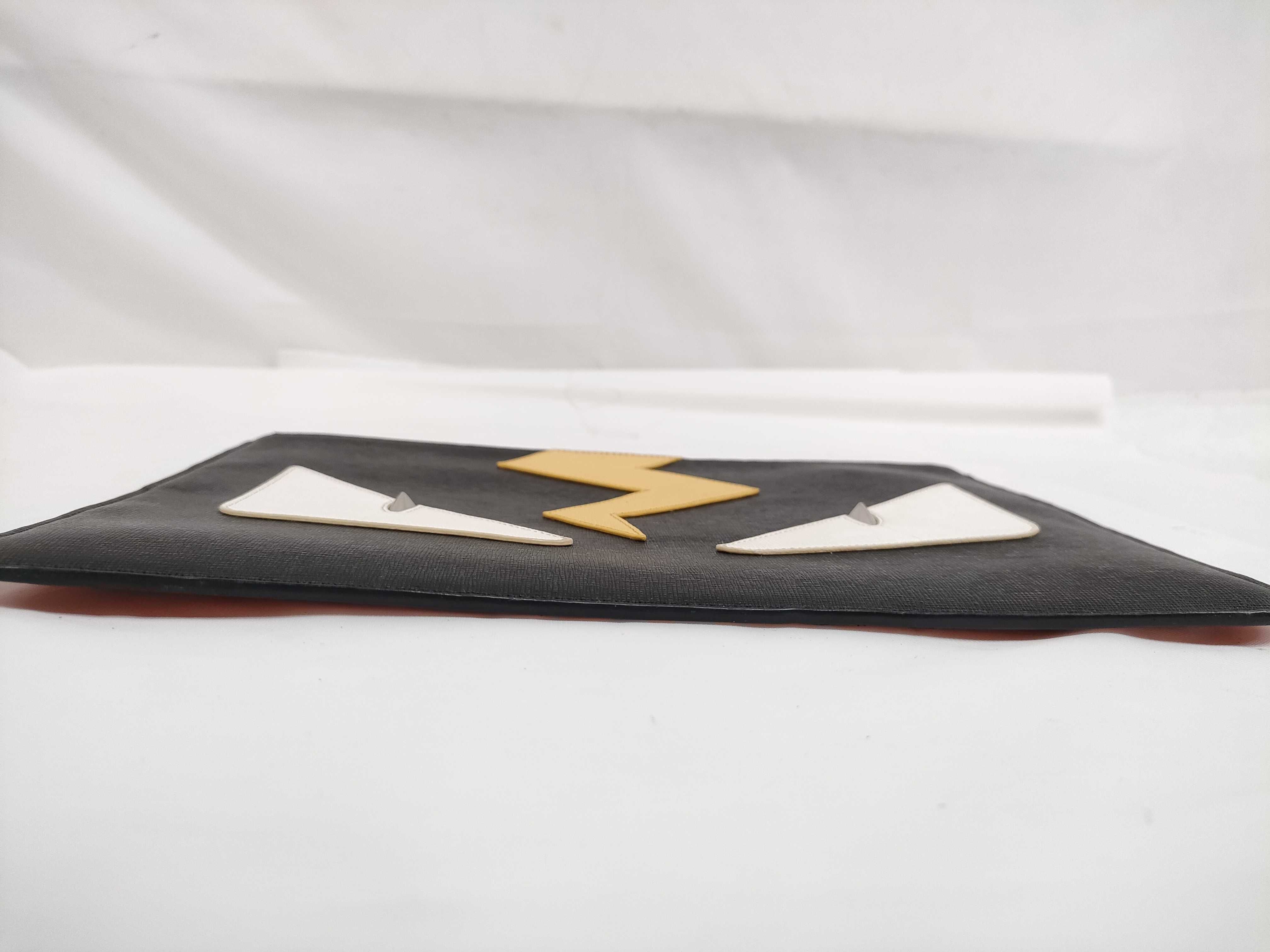 Monster Clutch Black Yellow Clutch Bag — view 6