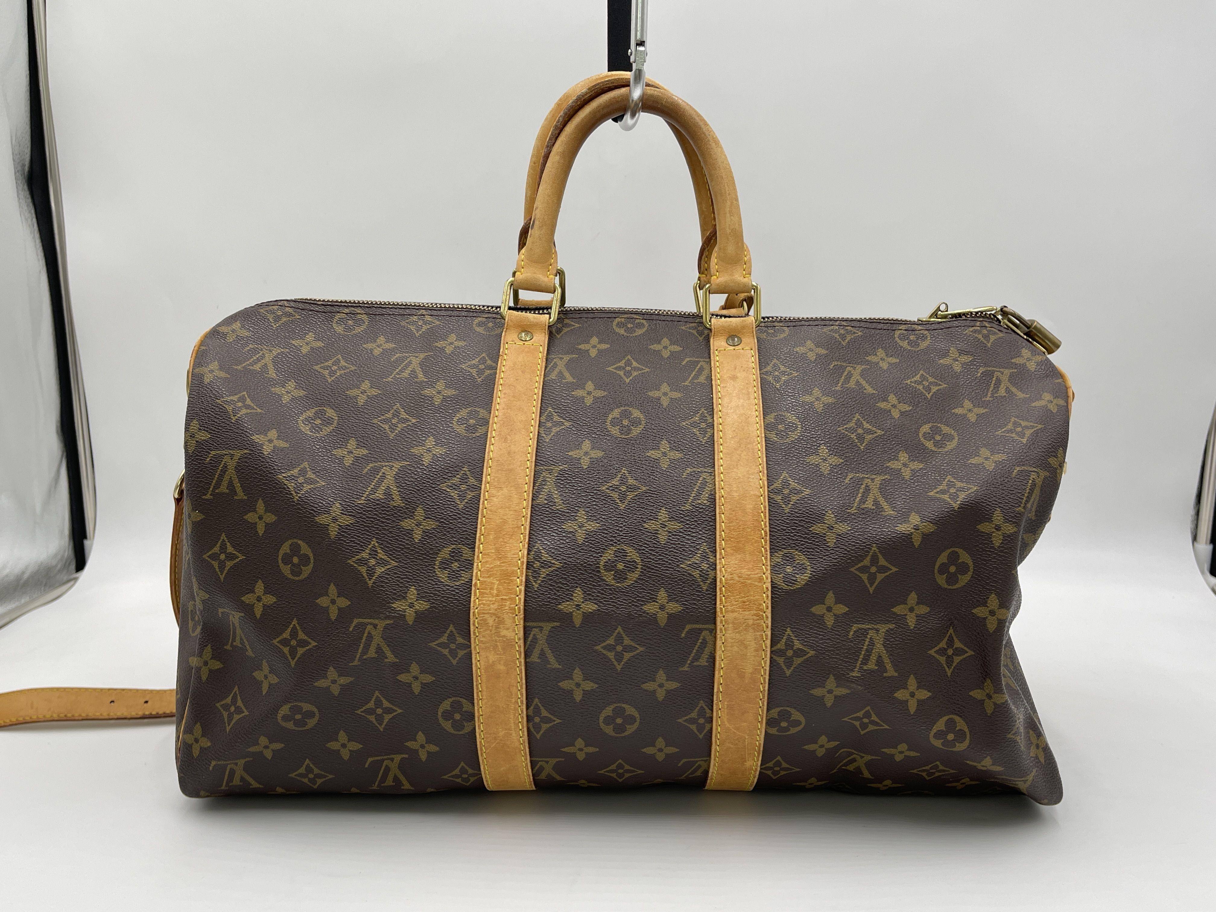 Monogram Keepall Bandoulière 45 M41418 TH0946 Boston Bag — view 3