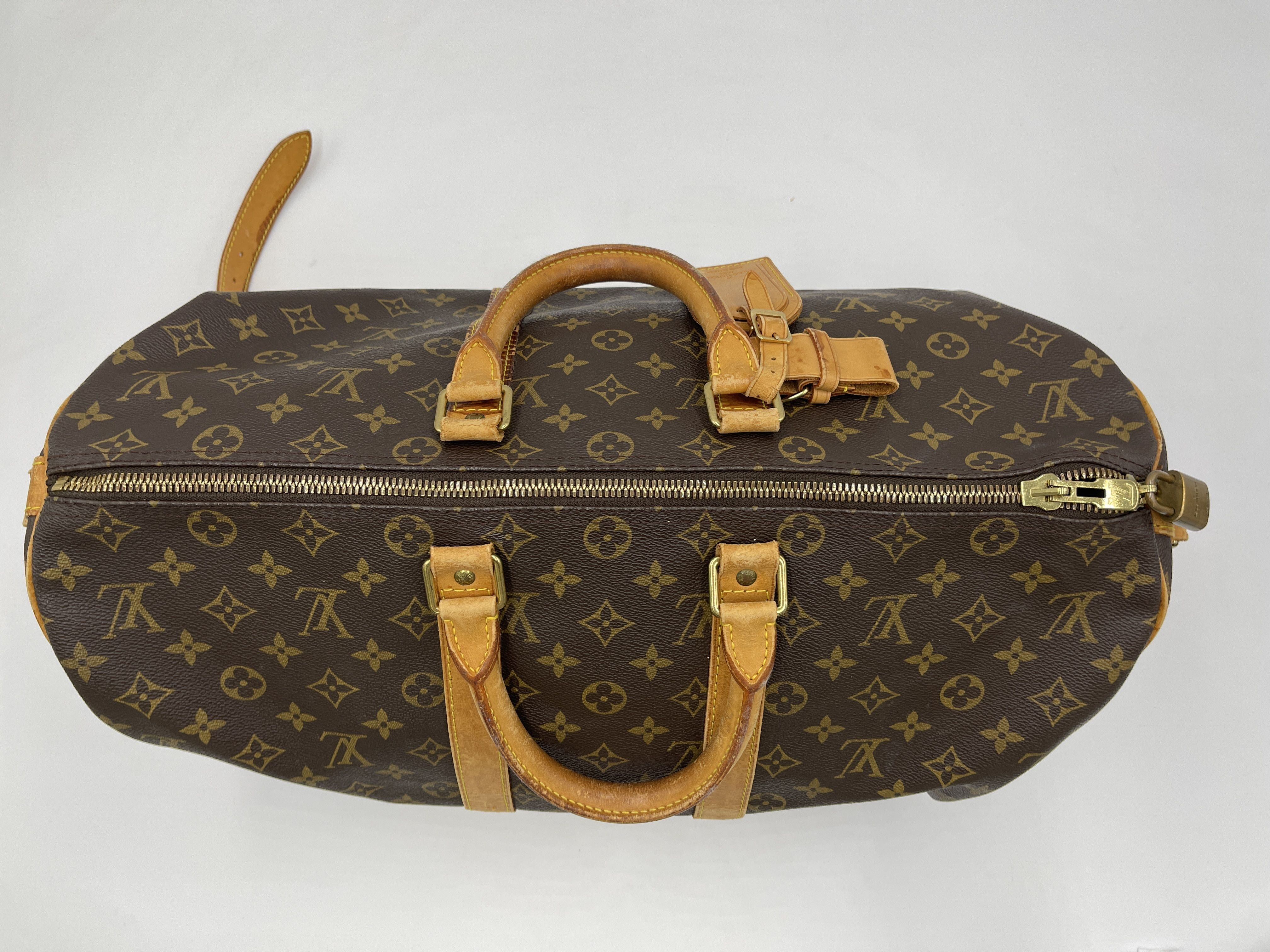 Monogram Keepall Bandoulière 45 M41418 TH0946 Boston Bag — view 4