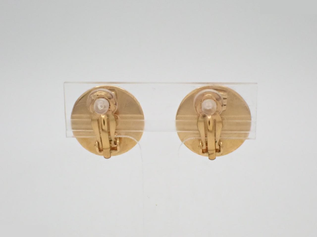Coco Mark Gold Earrings — view 2