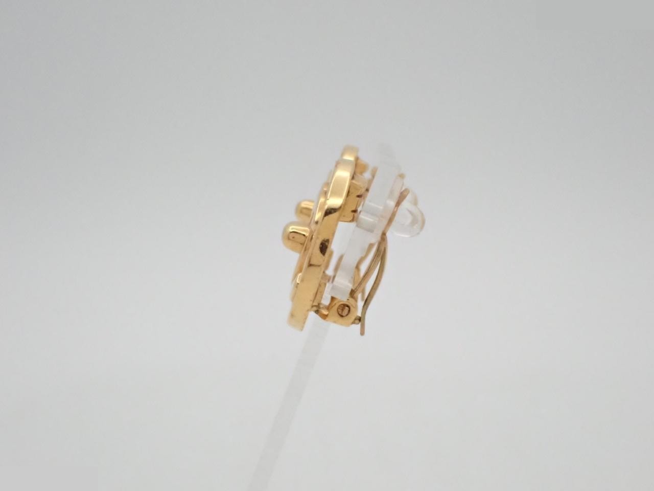 Coco Mark Gold Earrings — view 3