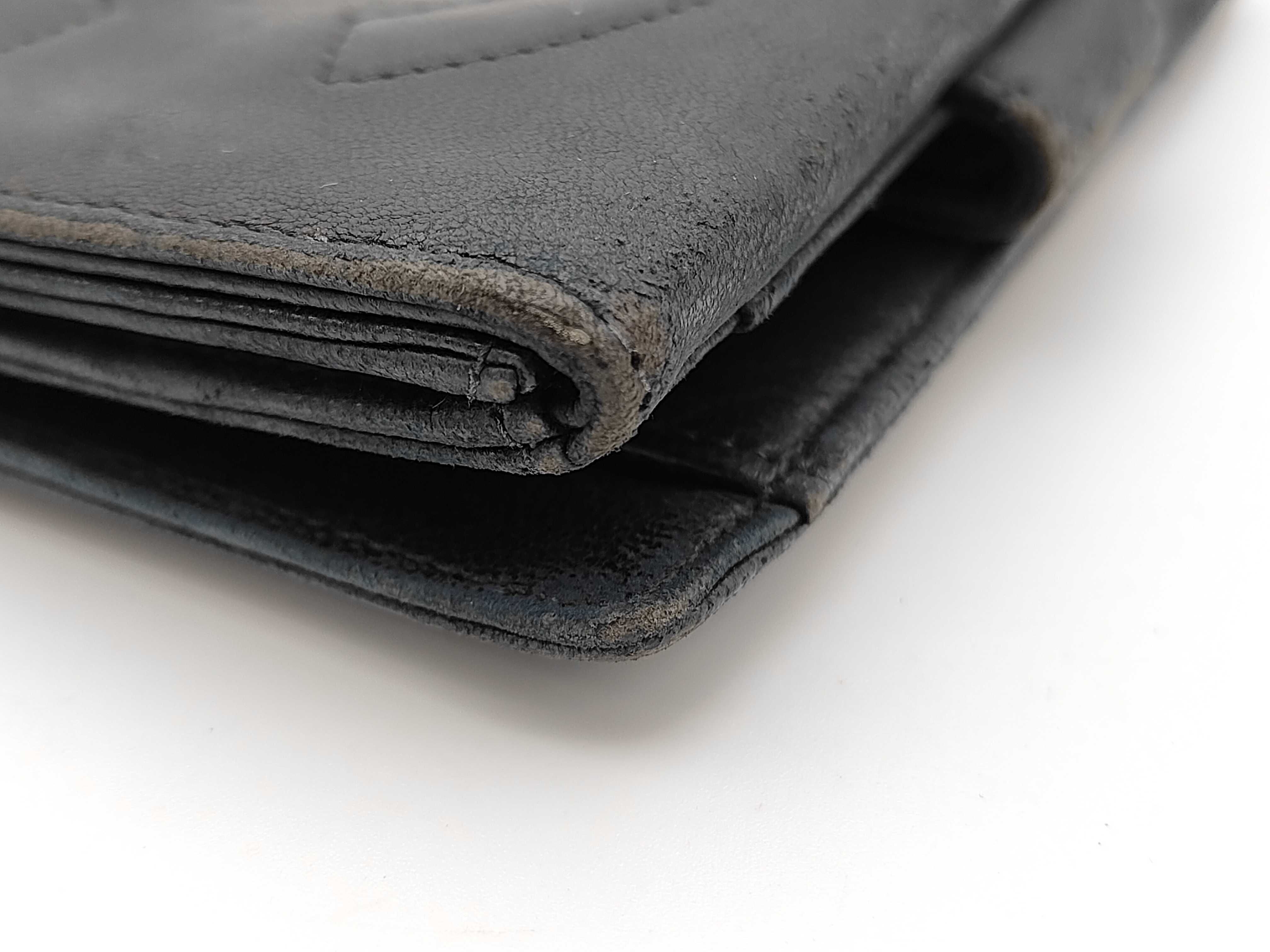 Coco Mark Leather Tri-fold Wallet (with original seal, serial number 2) — view 3
