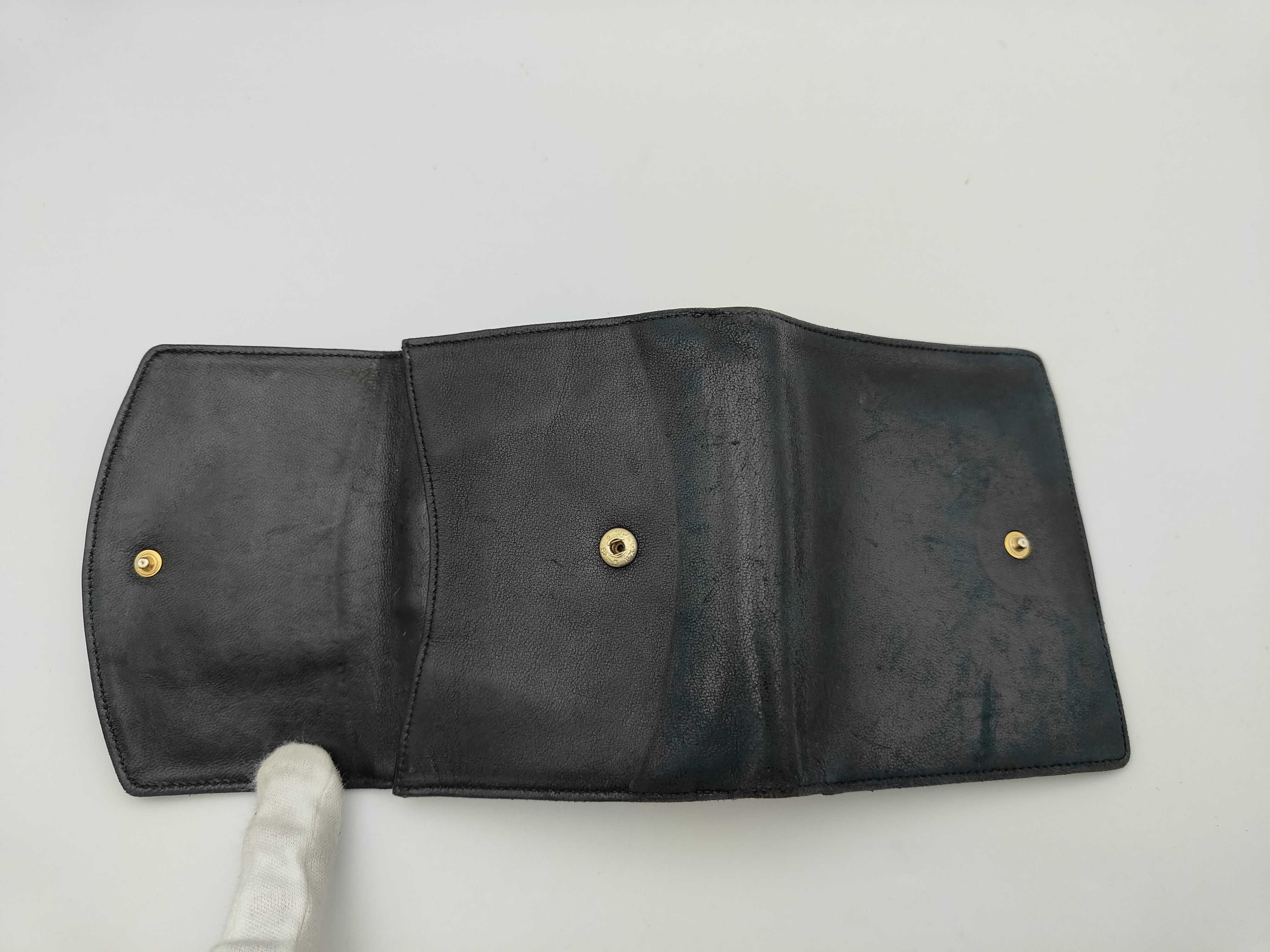 Coco Mark Leather Tri-fold Wallet (with original seal, serial number 2) — view 4