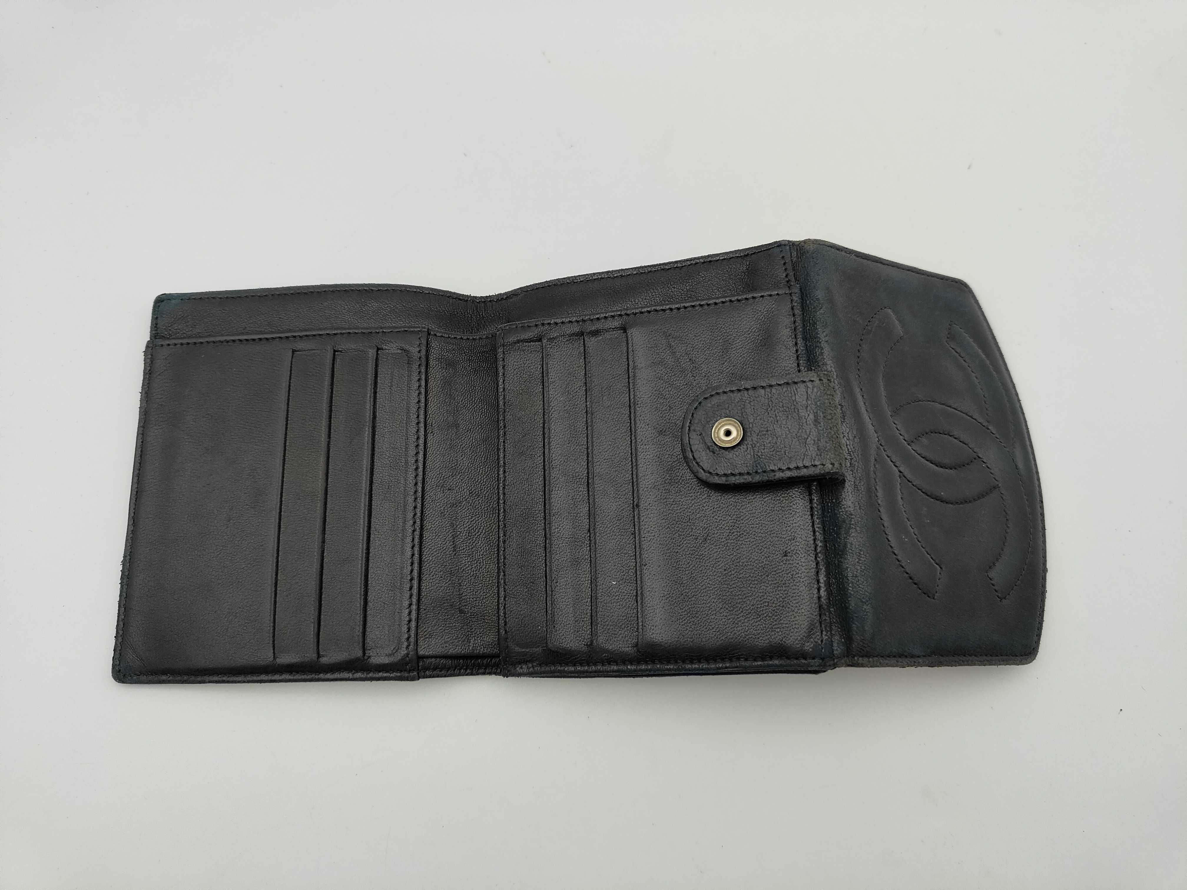Coco Mark Leather Tri-fold Wallet (with original seal, serial number 2) — view 5