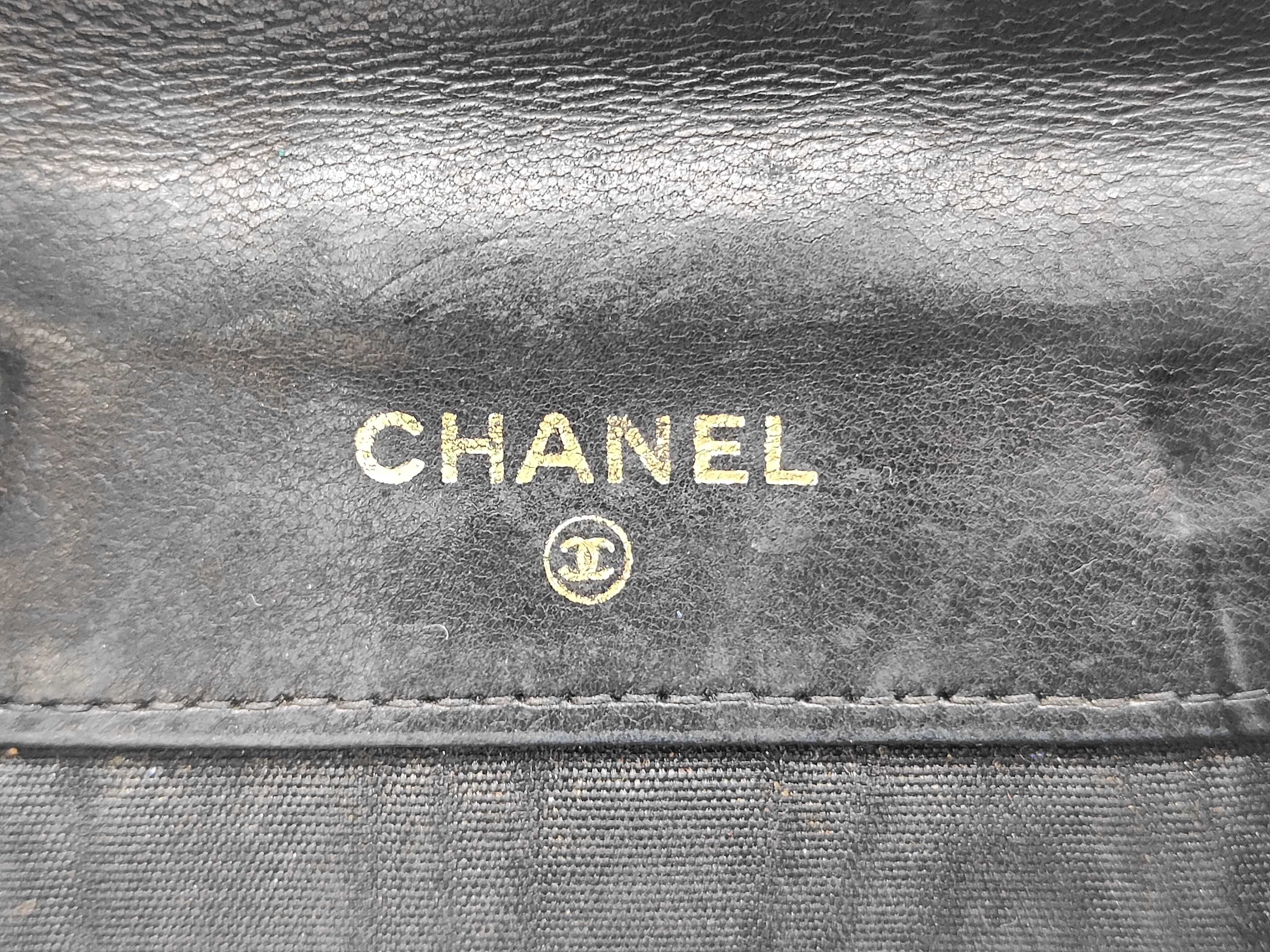 Coco Mark Leather Tri-fold Wallet (with original seal, serial number 2) — view 8
