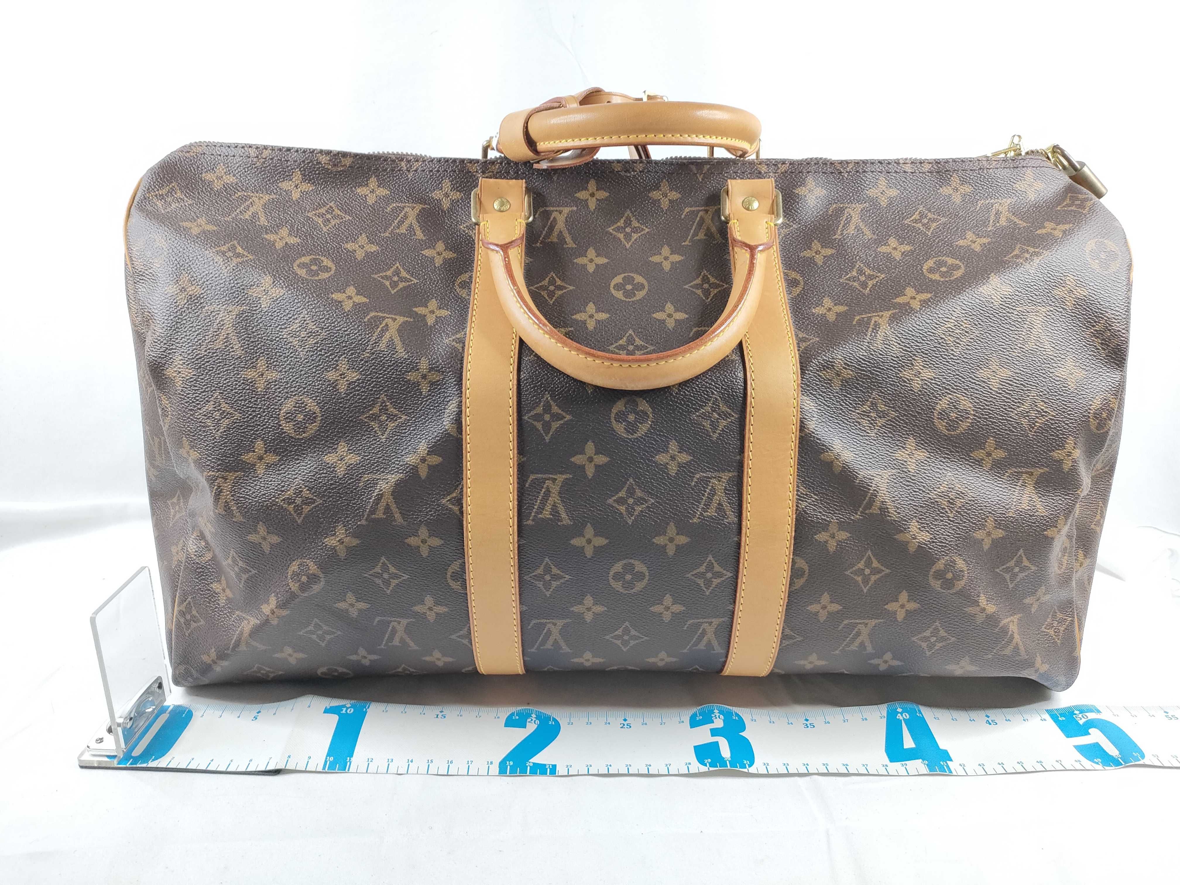 Monogram PH - Monogram Keepall 50 Hand Bags Brown Canvas M Boston Bag — view 2