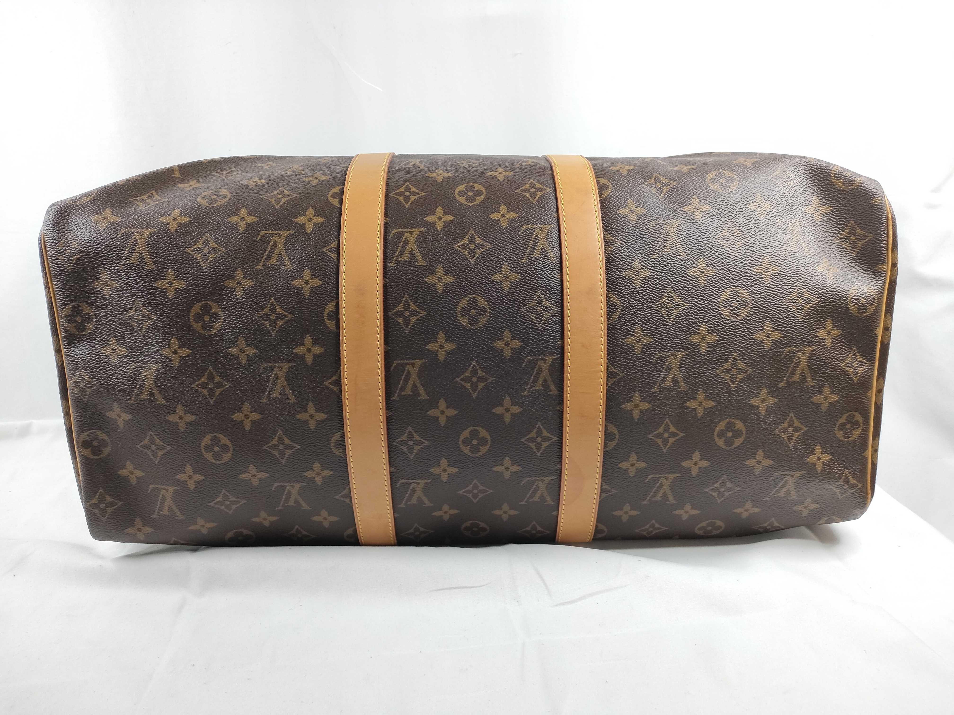 Monogram PH - Monogram Keepall 50 Hand Bags Brown Canvas M Boston Bag — view 3