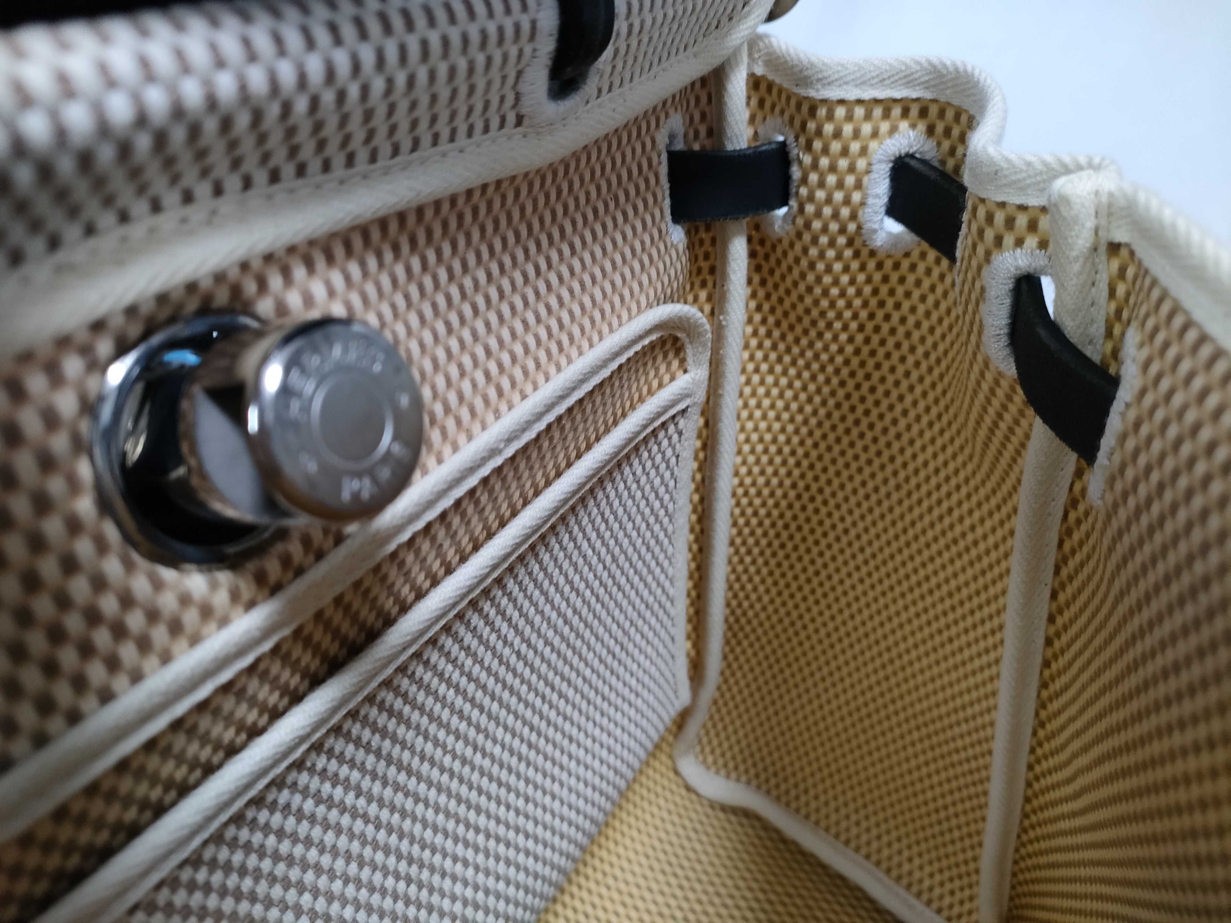 Herbag PM G stamp Black canvas x leather shoulder bag — view 12