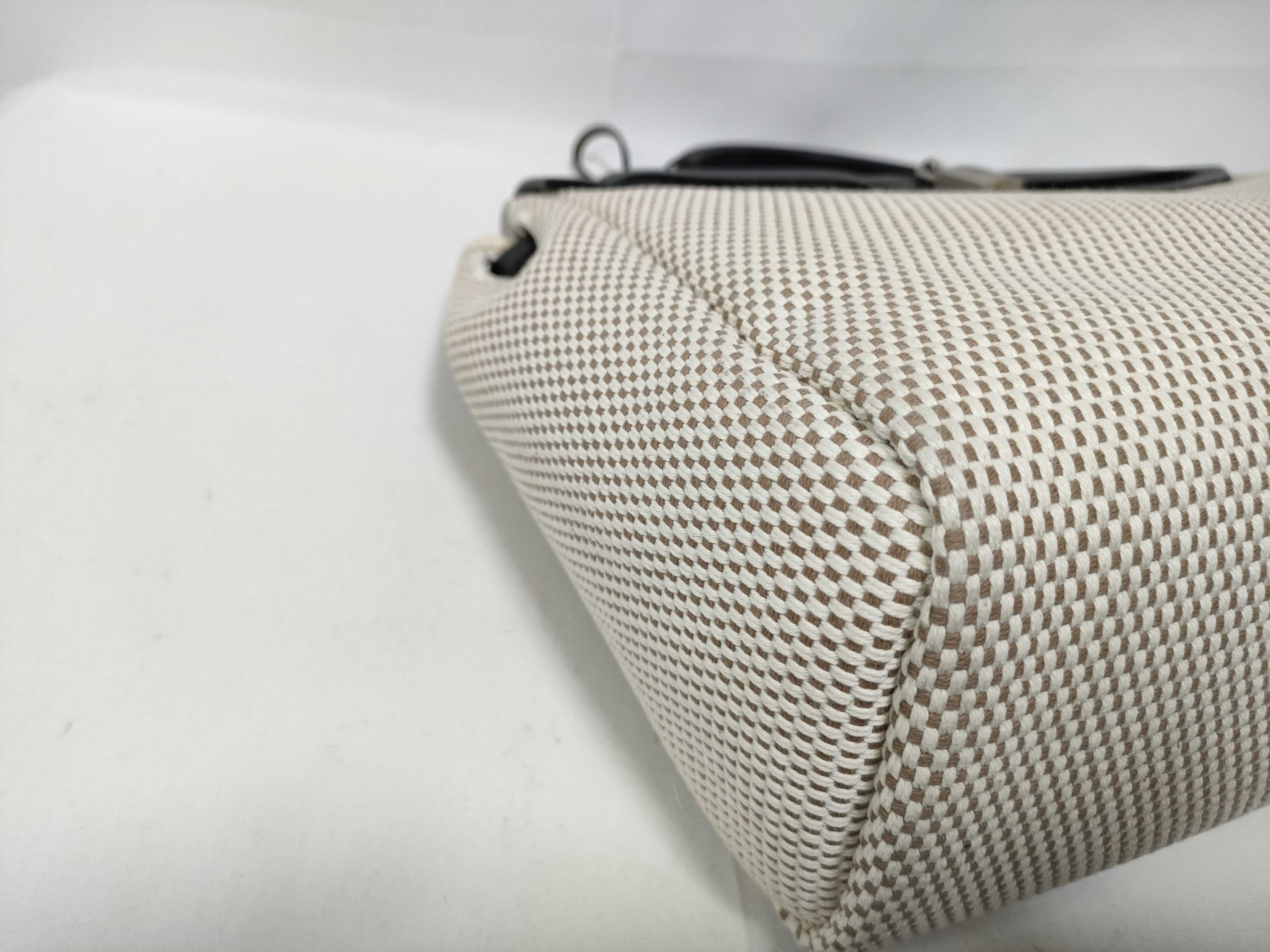 Herbag PM G stamp Black canvas x leather shoulder bag — view 5