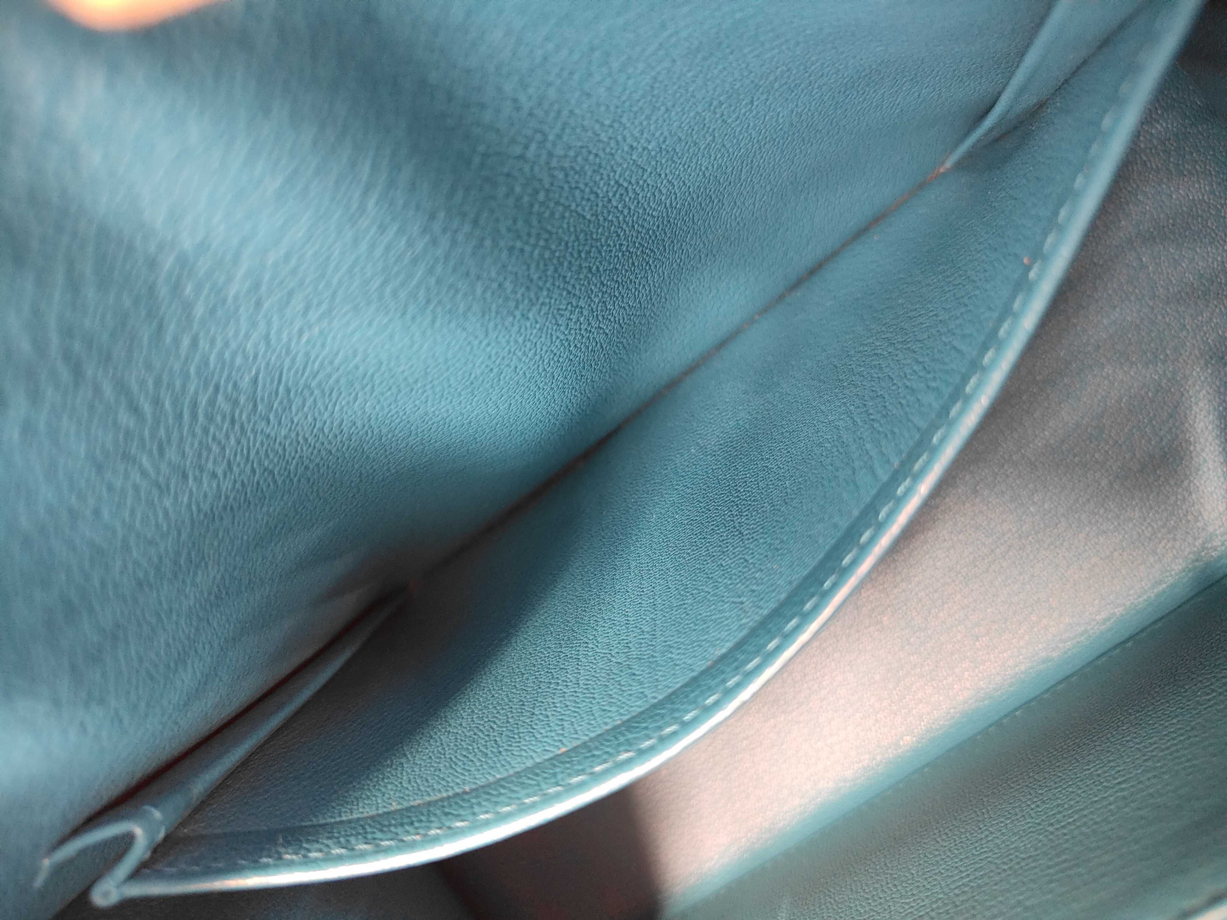 Kelly 25 Blue Zanzibar / Blue de Plus / Noir ・Silver hardware ・W engraved handbag — view 12
