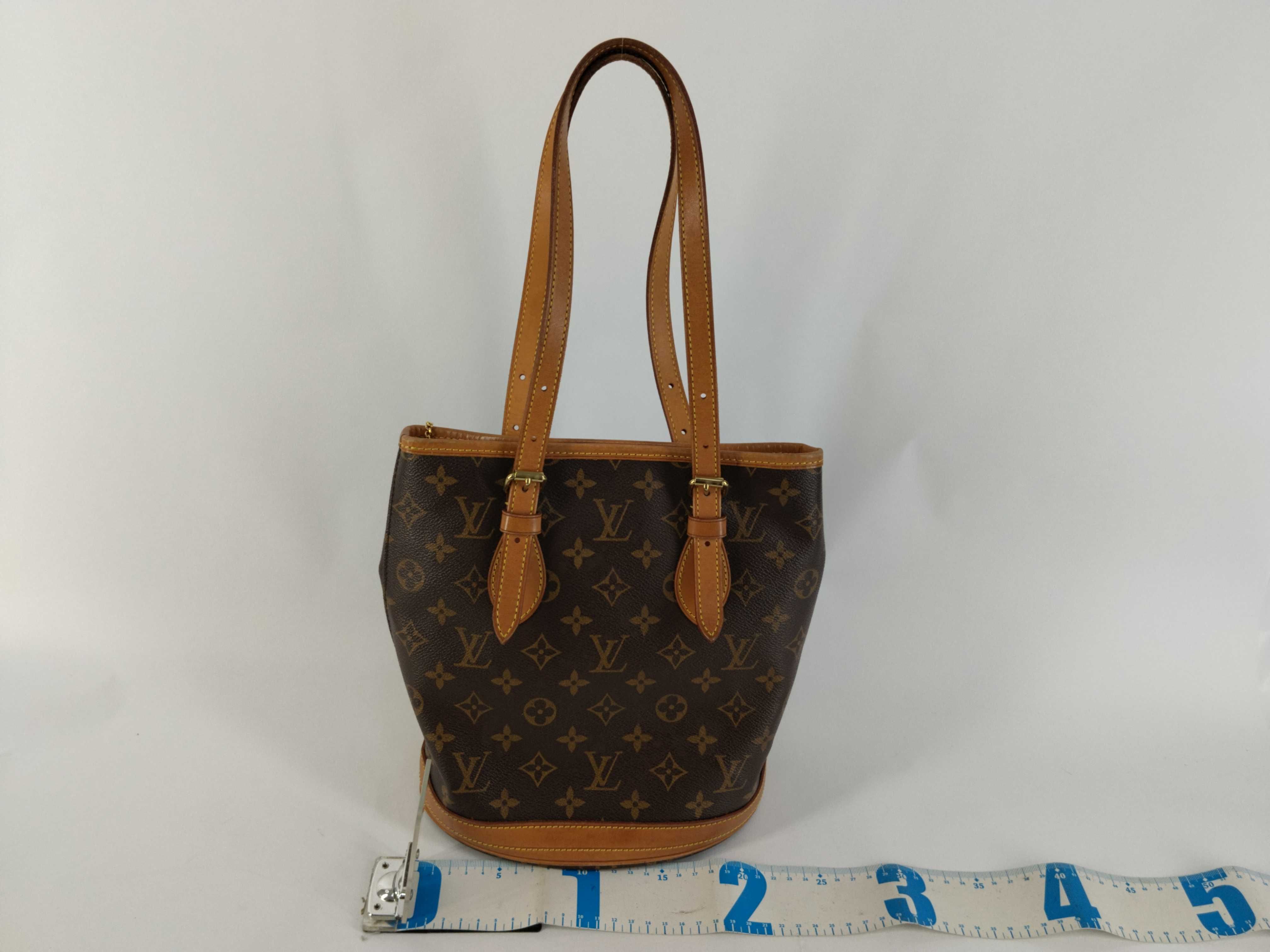 Monogram Louis Vuitton Bucket Tote Bag — view 2
